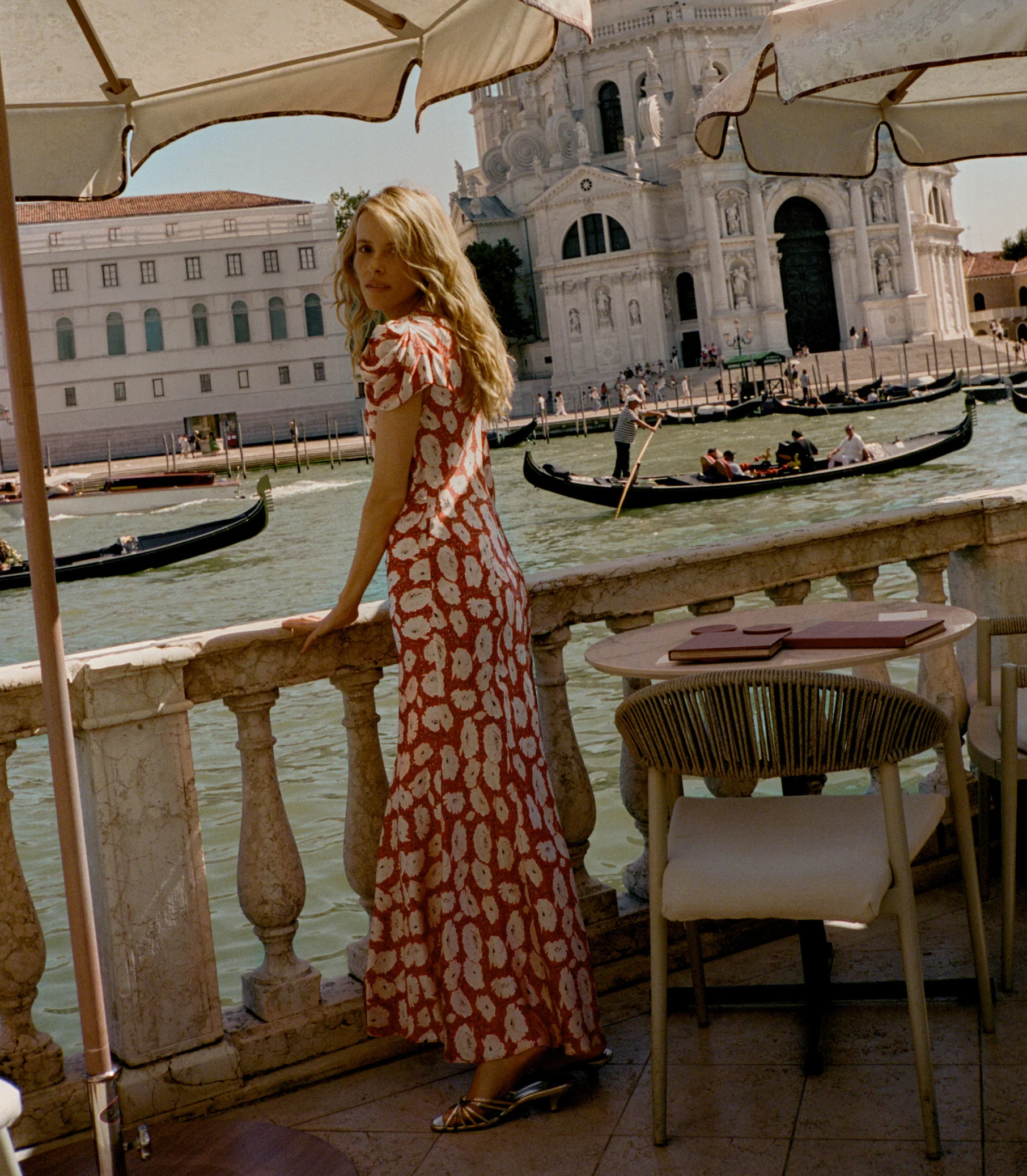 ALNA DRESS -- ROUGE FLEURS D'ANEMONE - Image 3