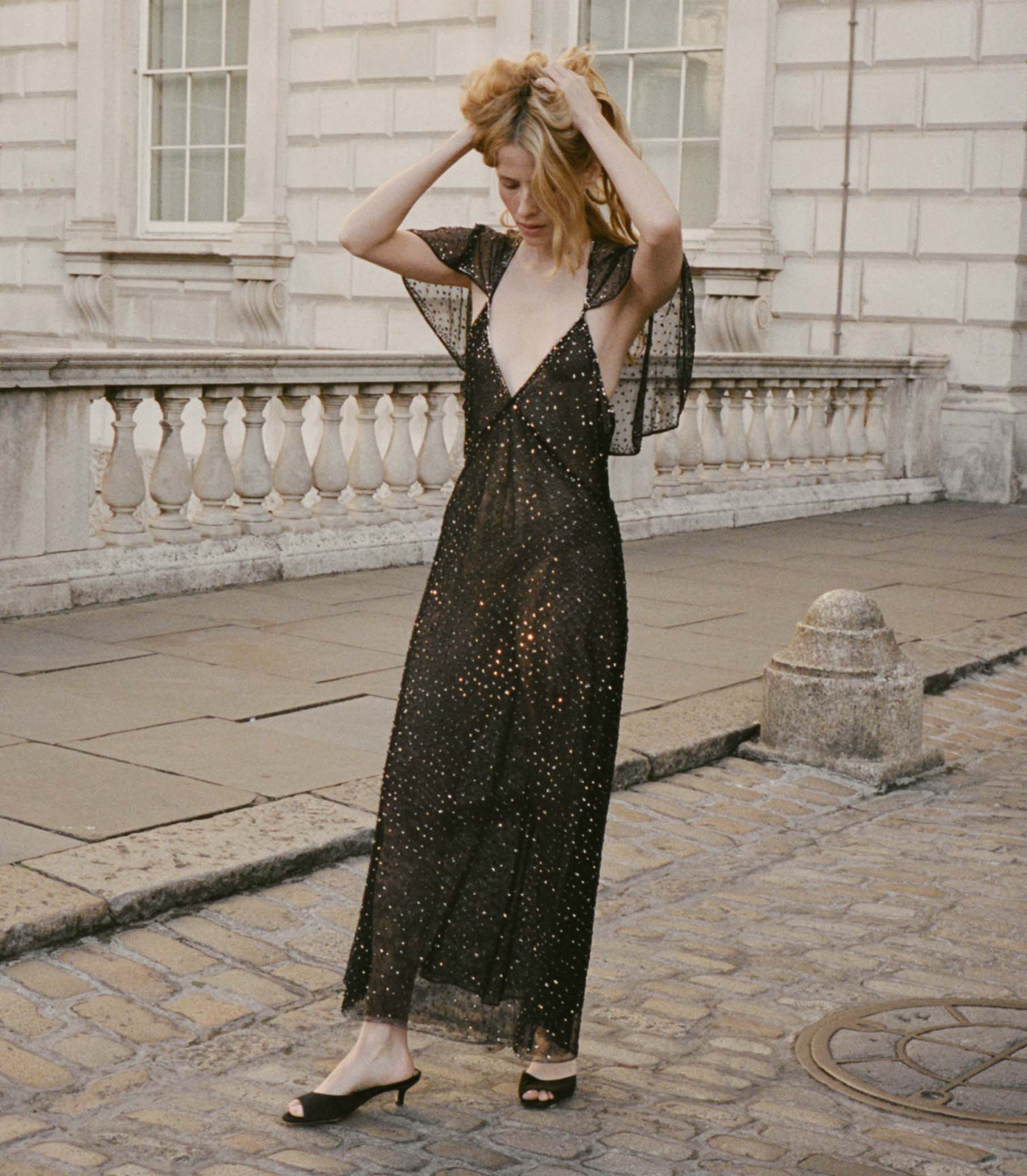 ALPHENA DRESS -- BLACK - Image 2