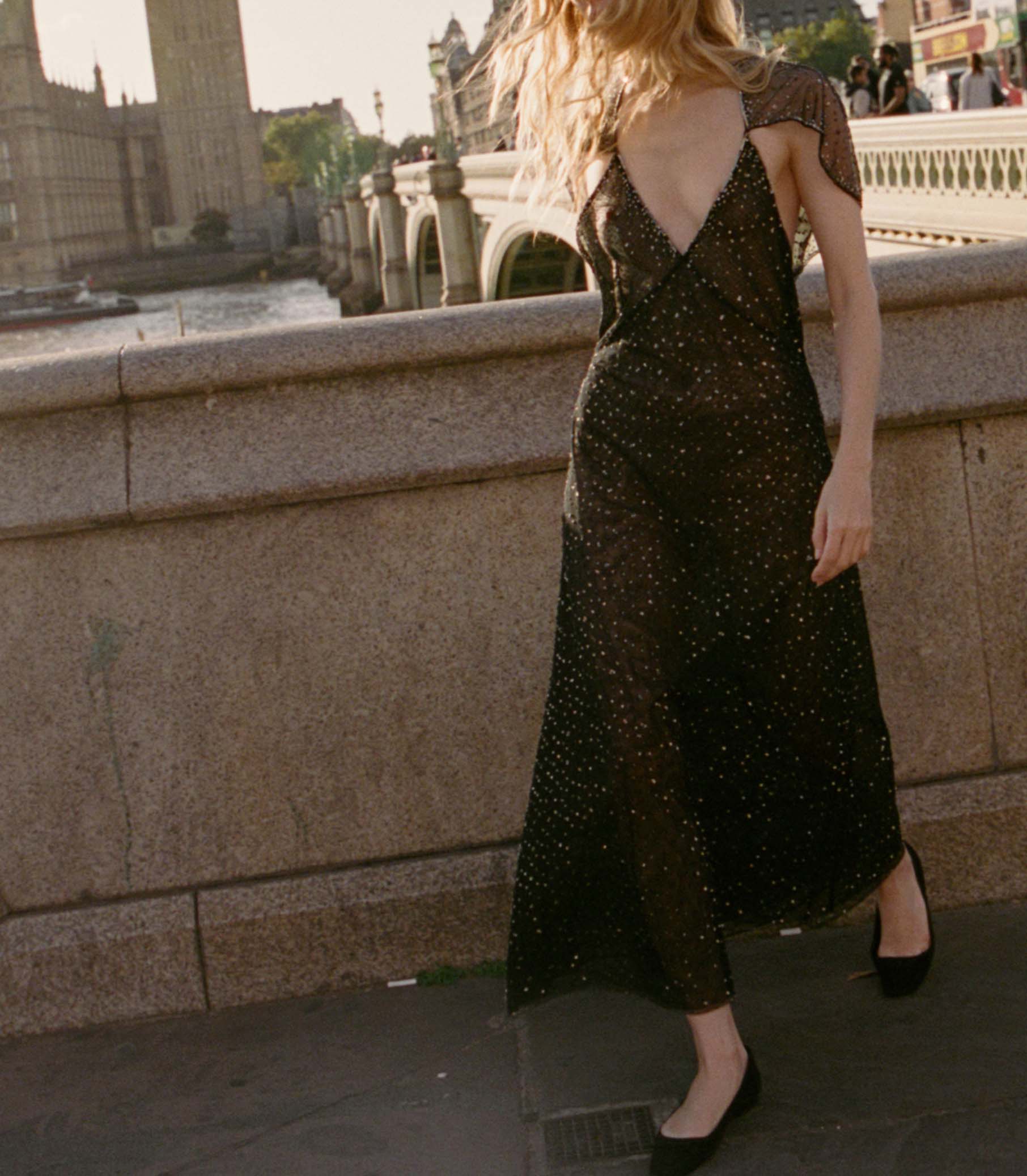 ALPHENA DRESS -- BLACK - Image 6