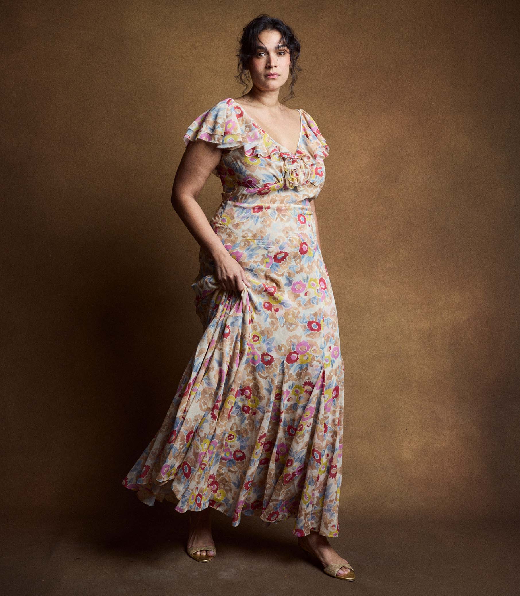 AMÉRELLE DRESS -- JARDIN DE CAMELIAS - Image 2