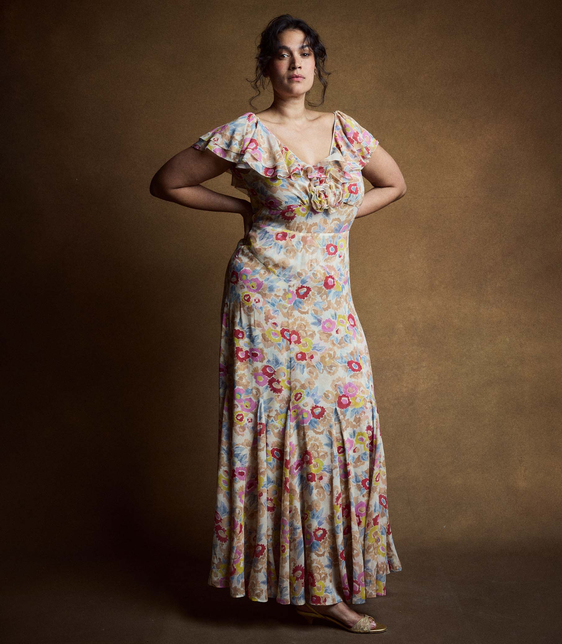 AMÉRELLE DRESS -- JARDIN DE CAMELIAS - Image 4