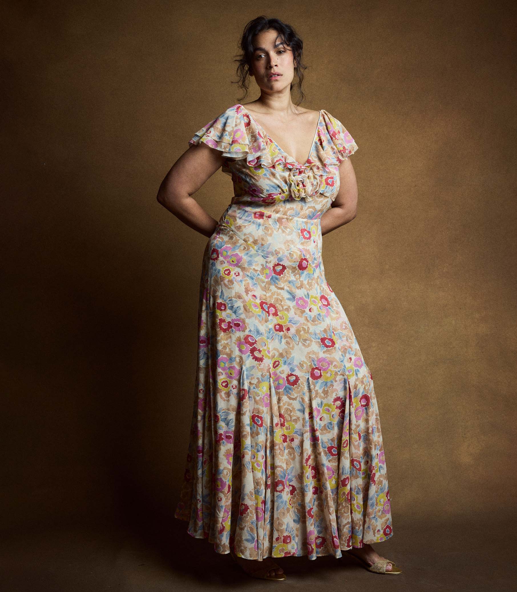 AMÉRELLE DRESS -- JARDIN DE CAMELIAS - Image 7