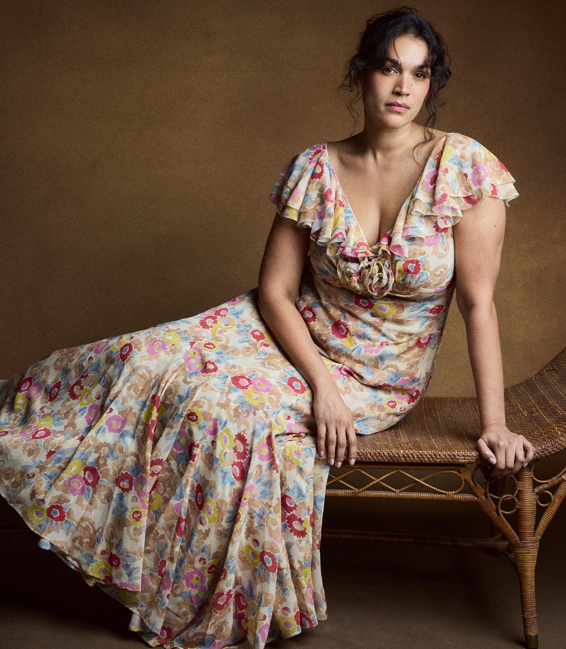 AMÉRELLE DRESS -- JARDIN DE CAMELIAS - Image 9