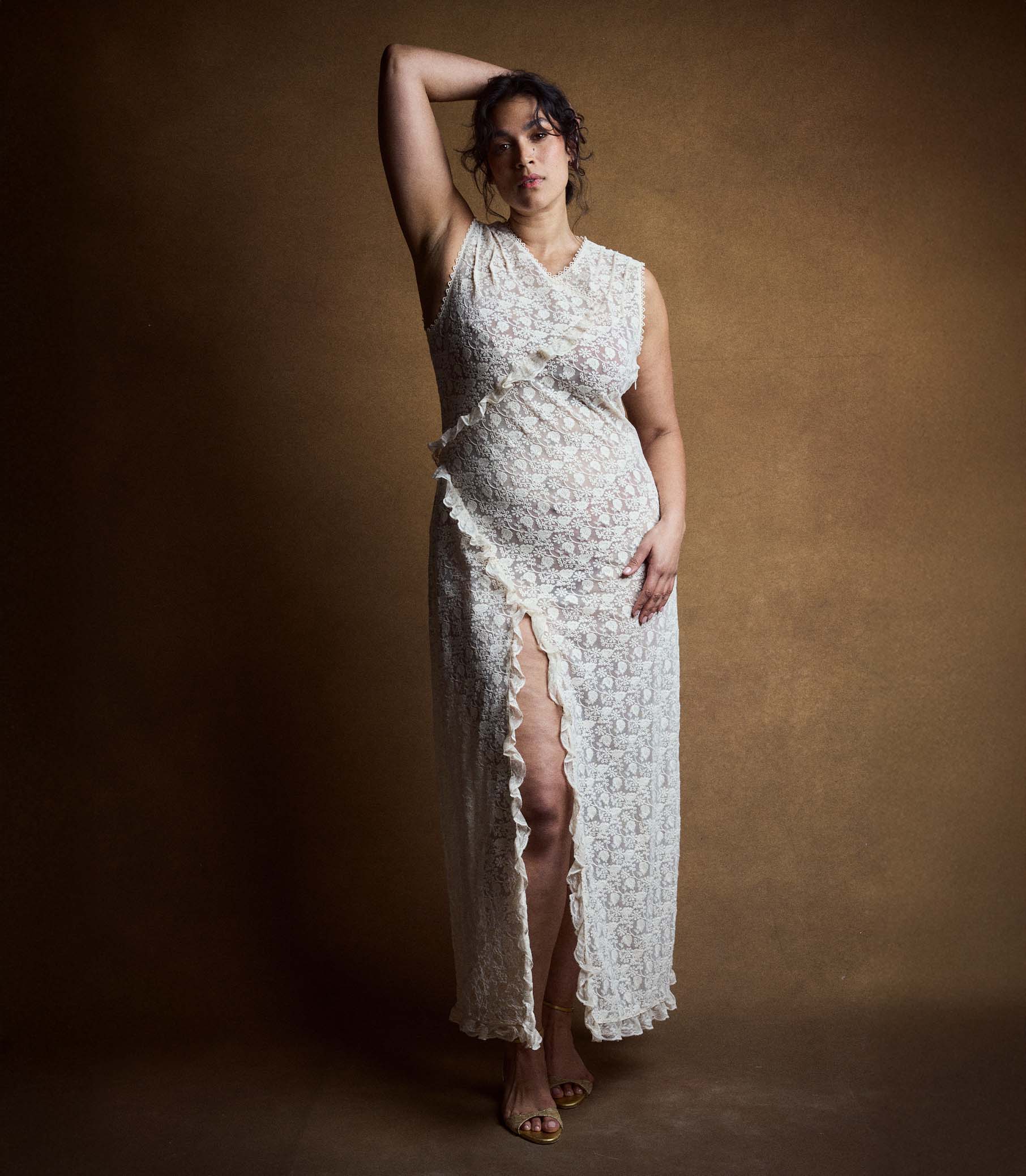 ANABELIA DRESS -- SOFT CAMELLIA - Image 11