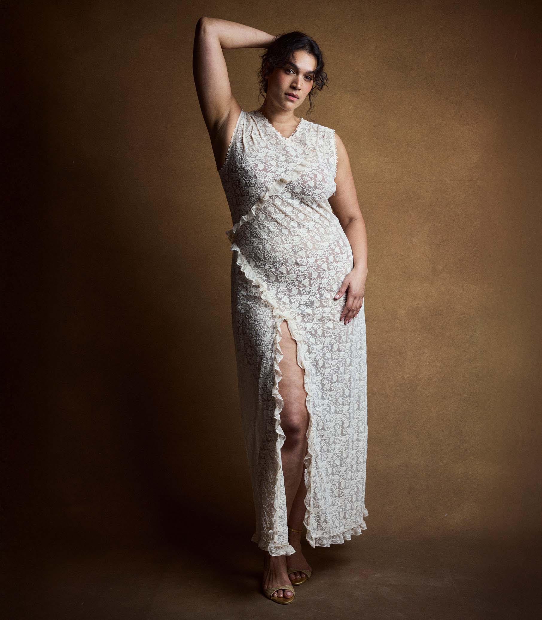 ANABELIA DRESS -- SOFT CAMELLIA - Image 12