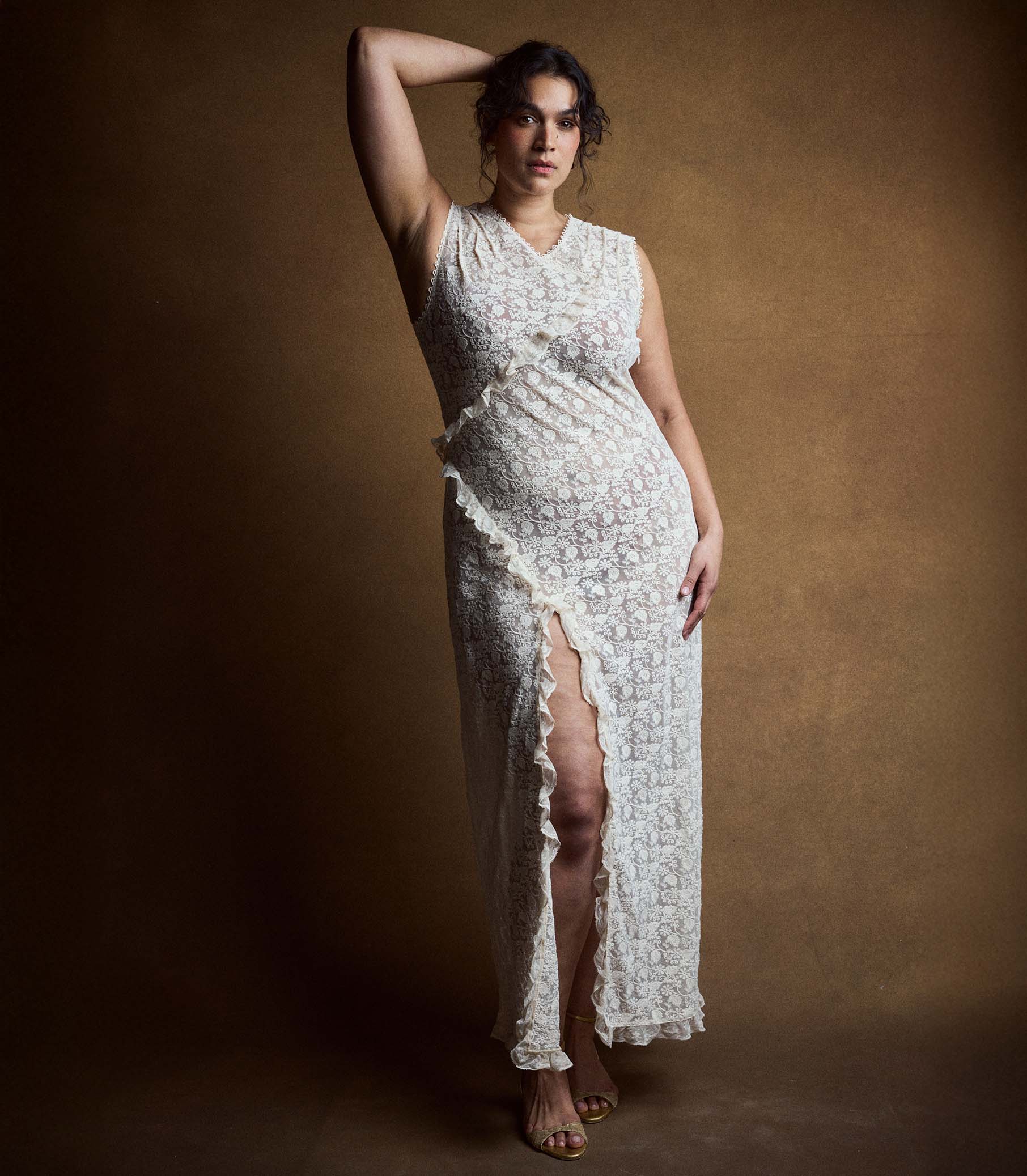 ANABELIA DRESS -- SOFT CAMELLIA - Image 13