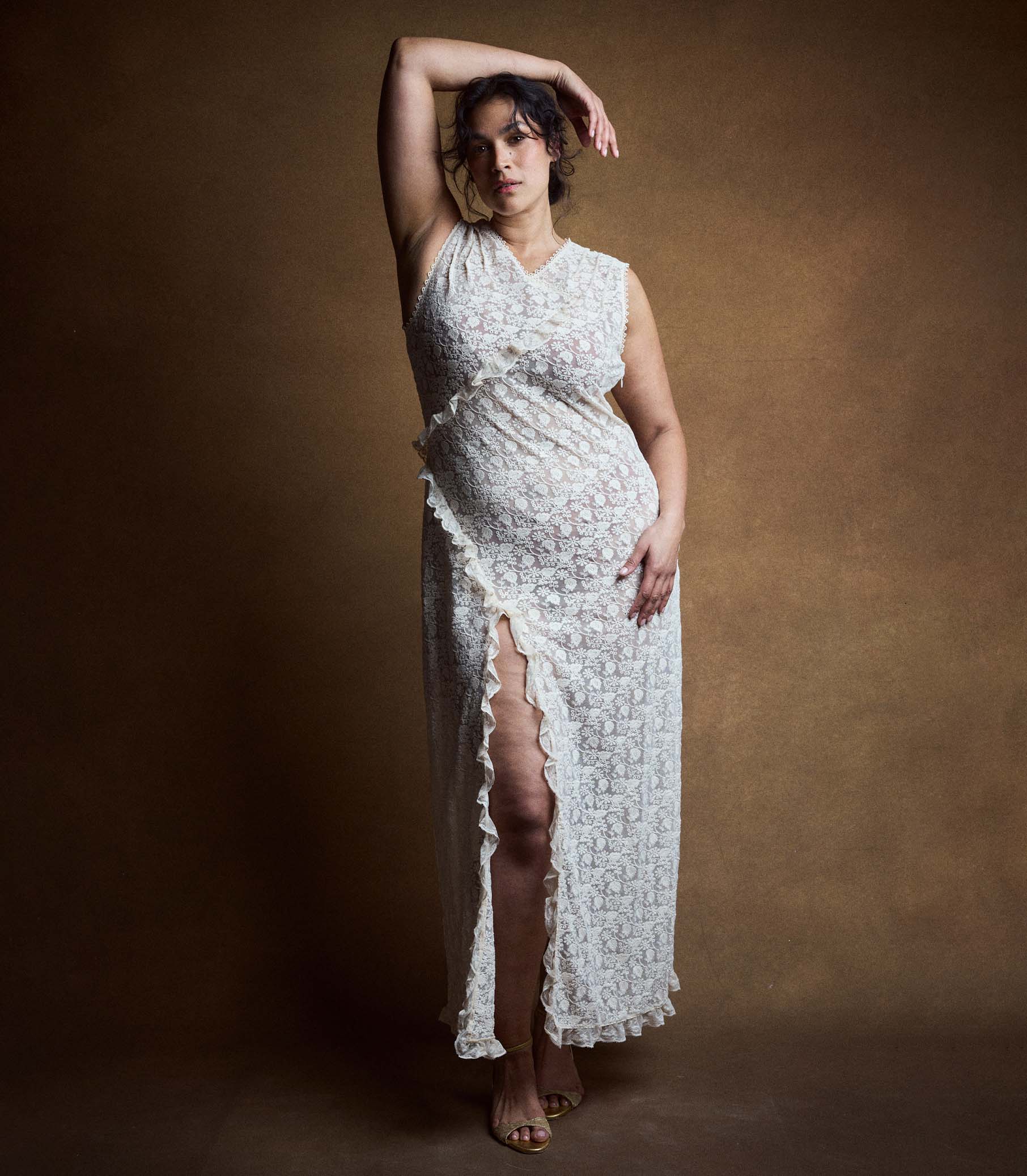 ANABELIA DRESS -- SOFT CAMELLIA - Image 14