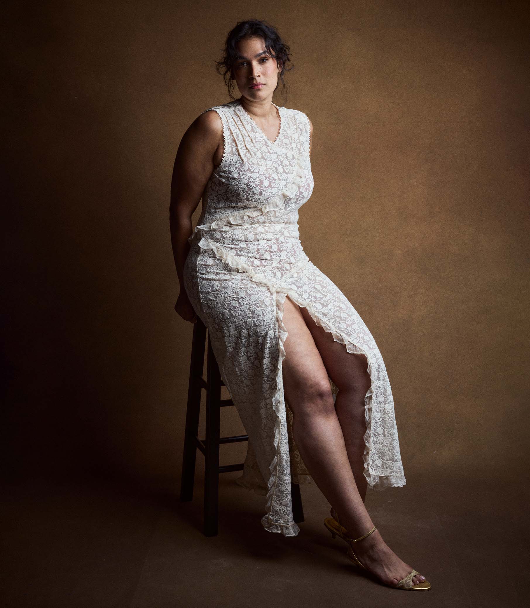 ANABELIA DRESS -- SOFT CAMELLIA - Image 2