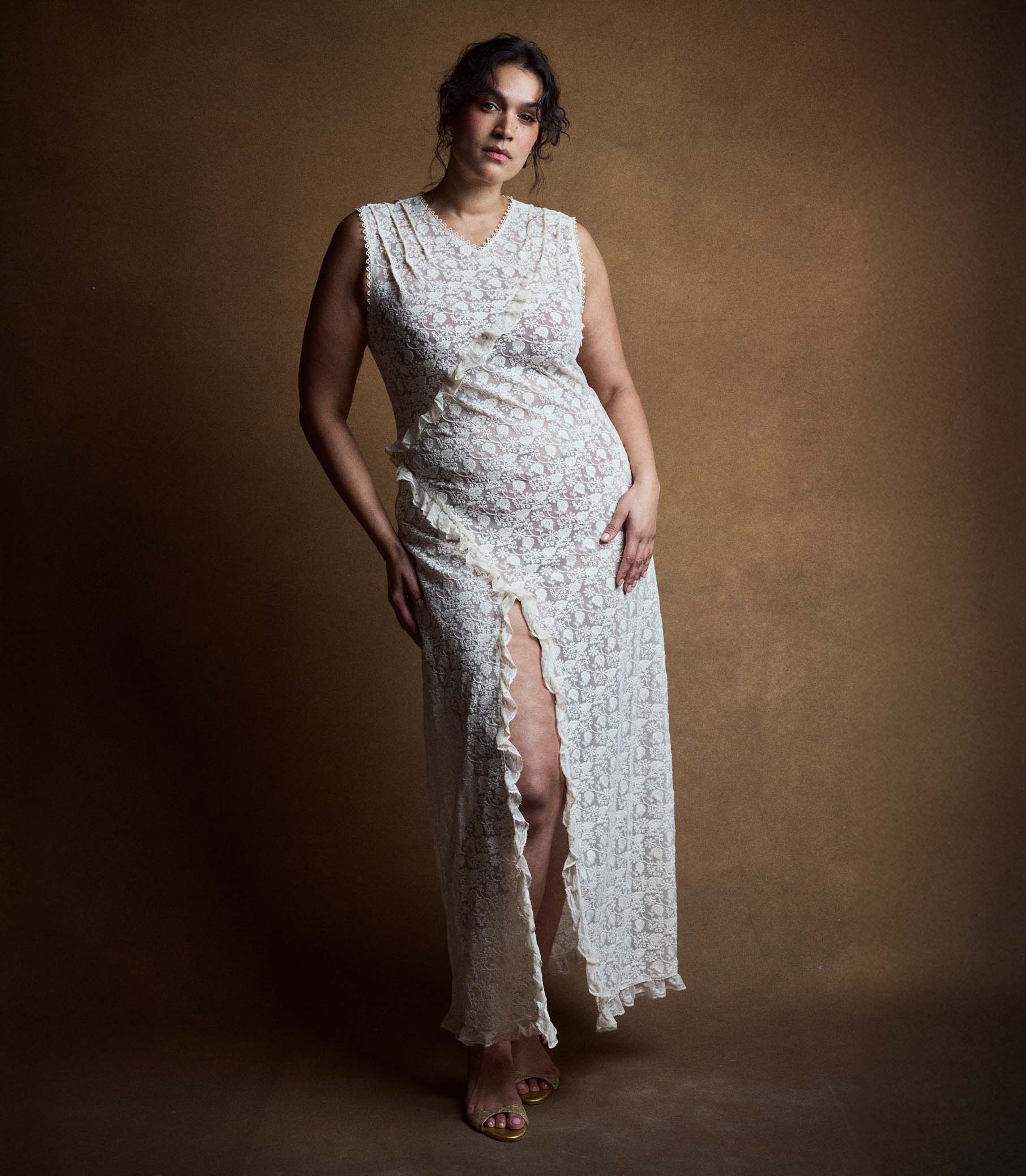 ANABELIA DRESS -- SOFT CAMELLIA - Image 4