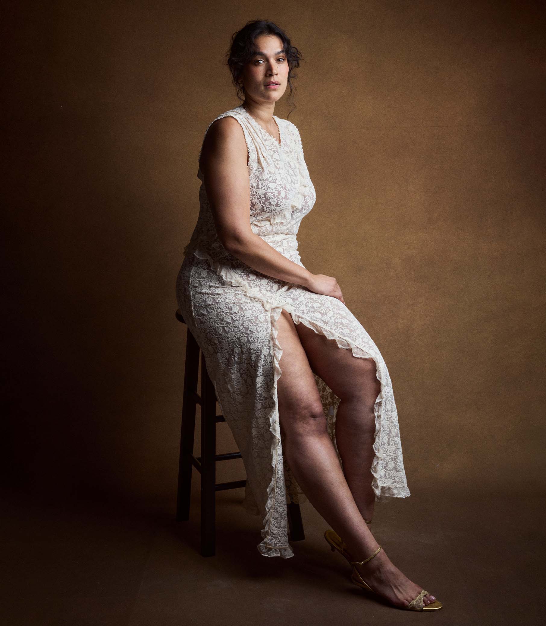 ANABELIA DRESS -- SOFT CAMELLIA - Image 8