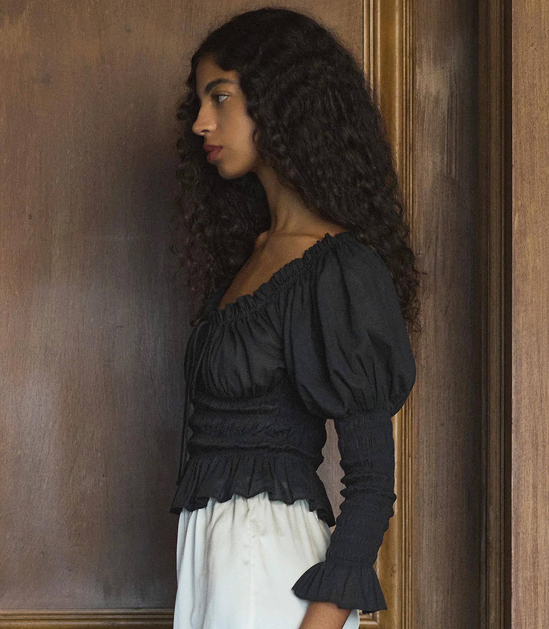 BAPTISIA TOP -- BLACK - Image 3