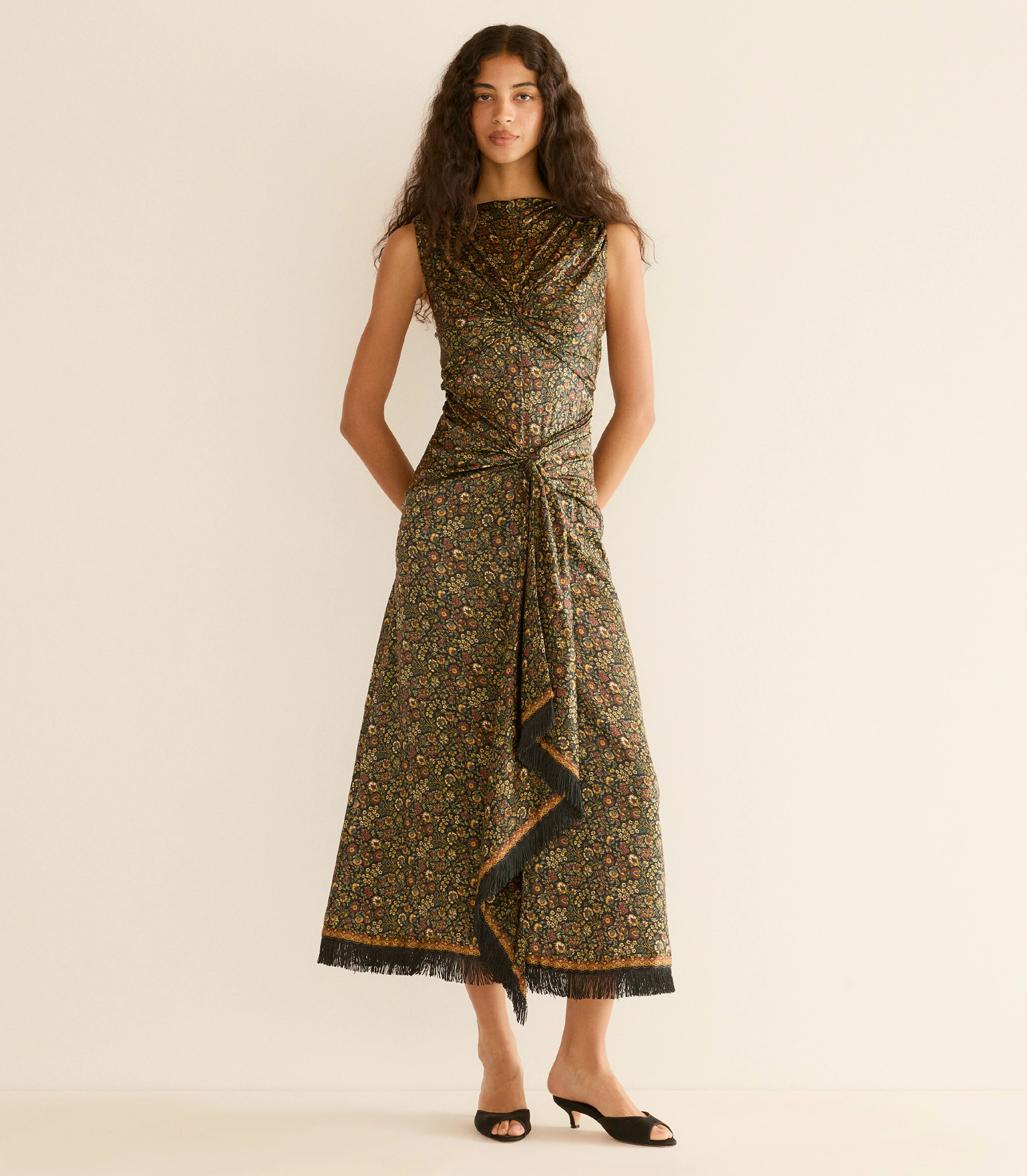CATALINE DRESS -- FLEUR DE MAJORELLE - Image 2