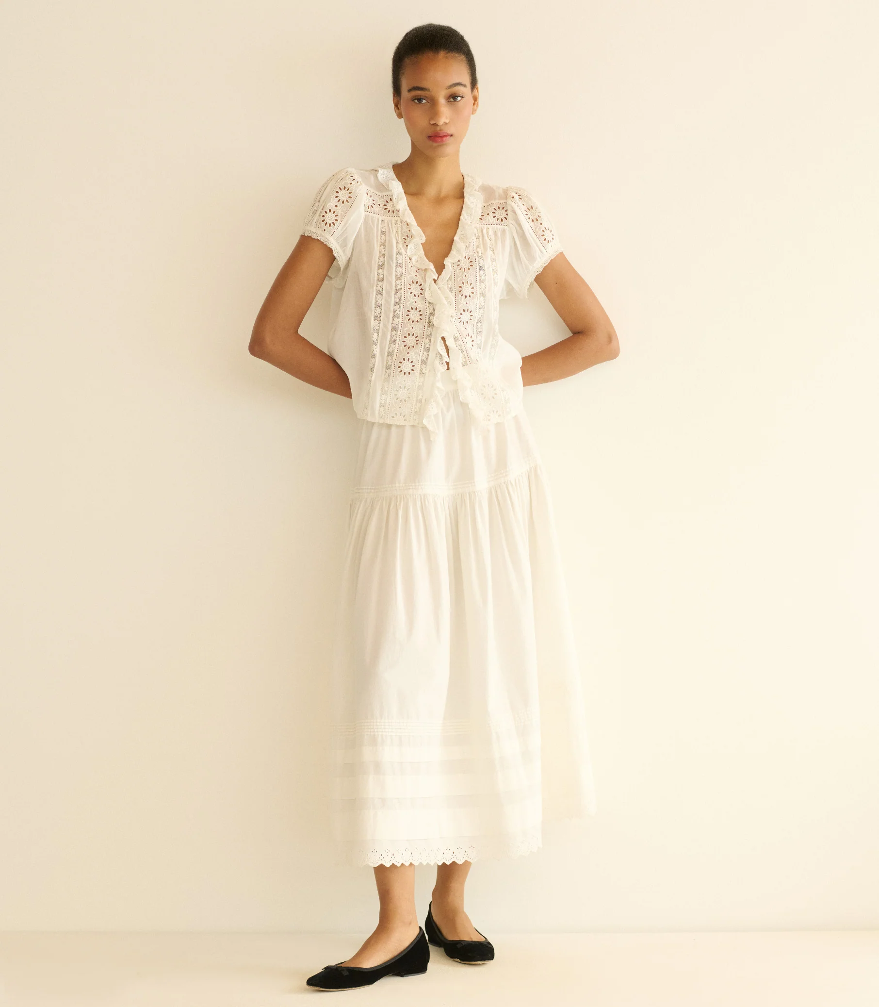 CLAIRETTE TOP -- SALT - Image 2