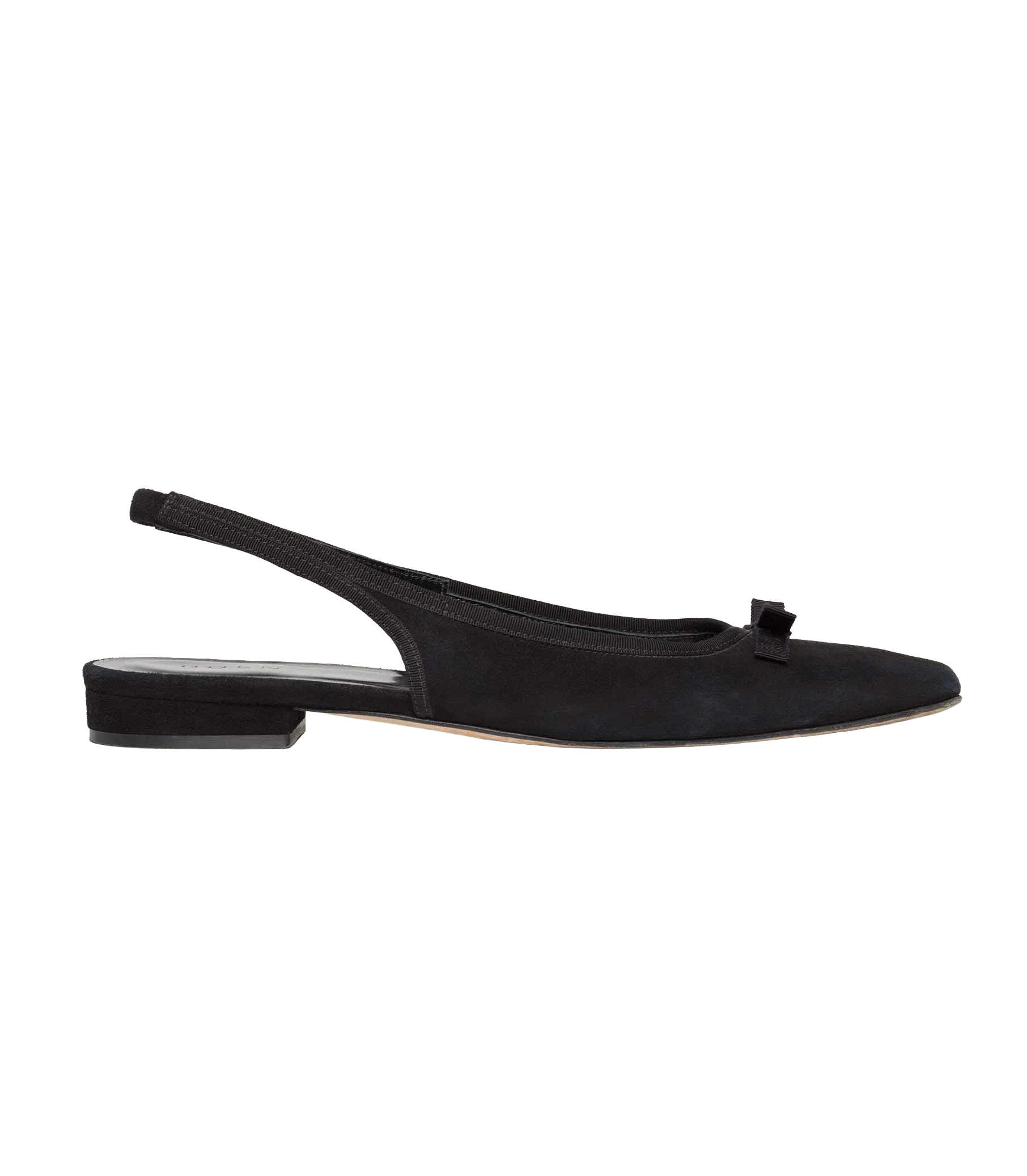 COSSIMA SLINGBACK -- BLACK SUEDE - Image 4
