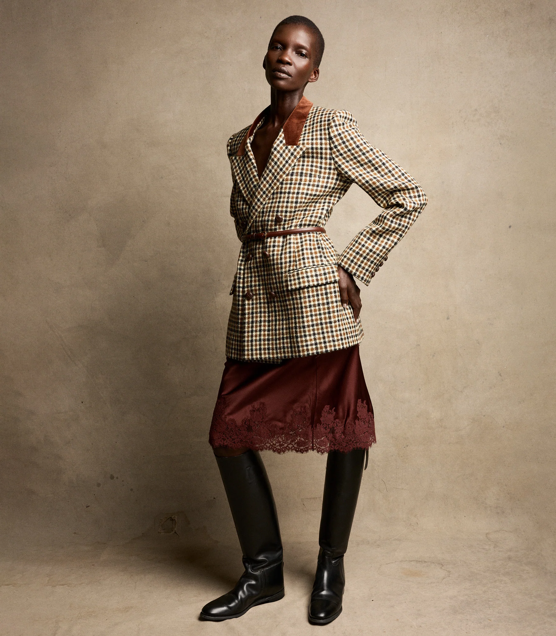 DUCCIO BLAZER -- ELLSWORTH HOUNDSTOOTH - Image 3