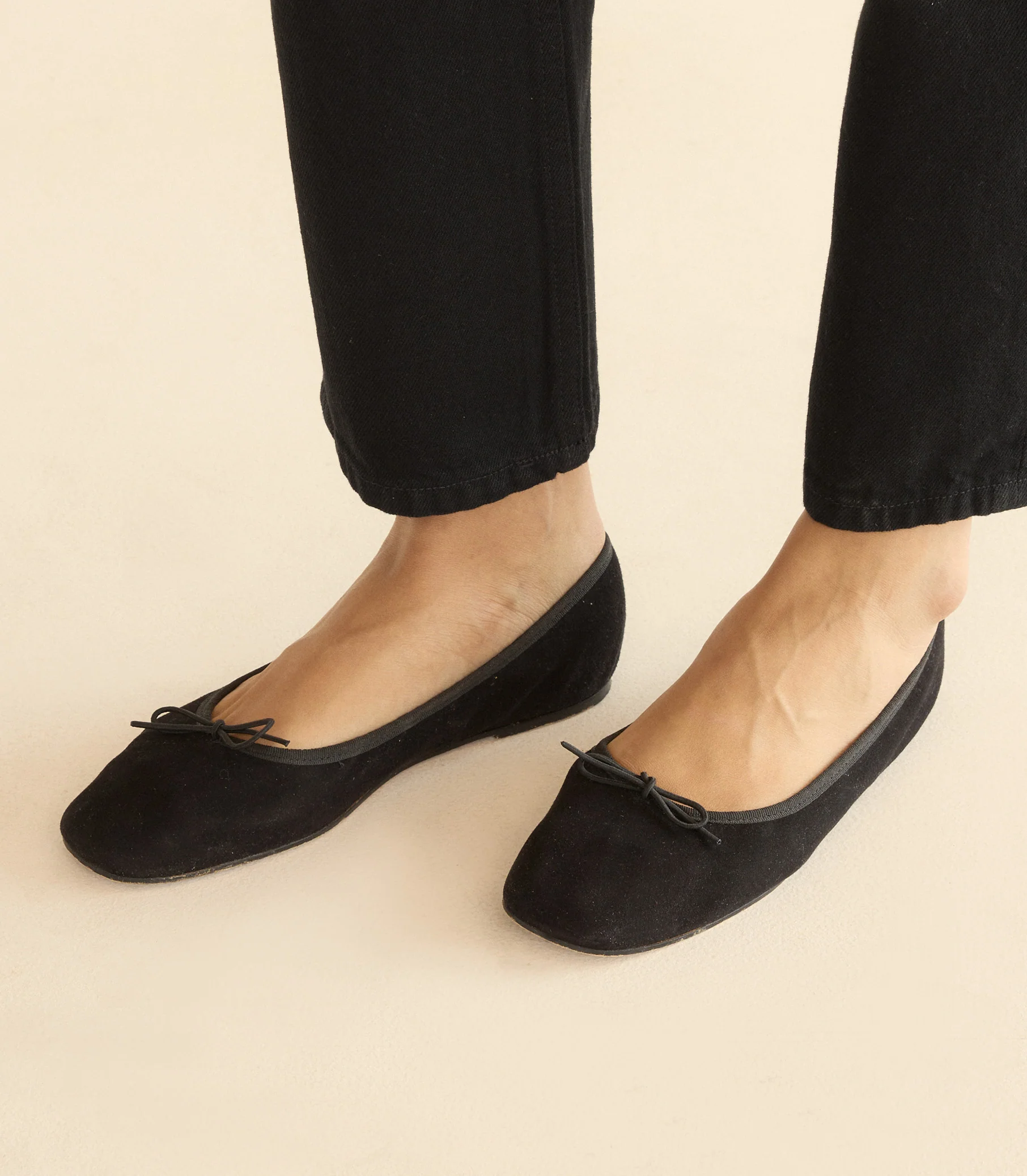 ELENI MARY JANE -- BLACK SUEDE