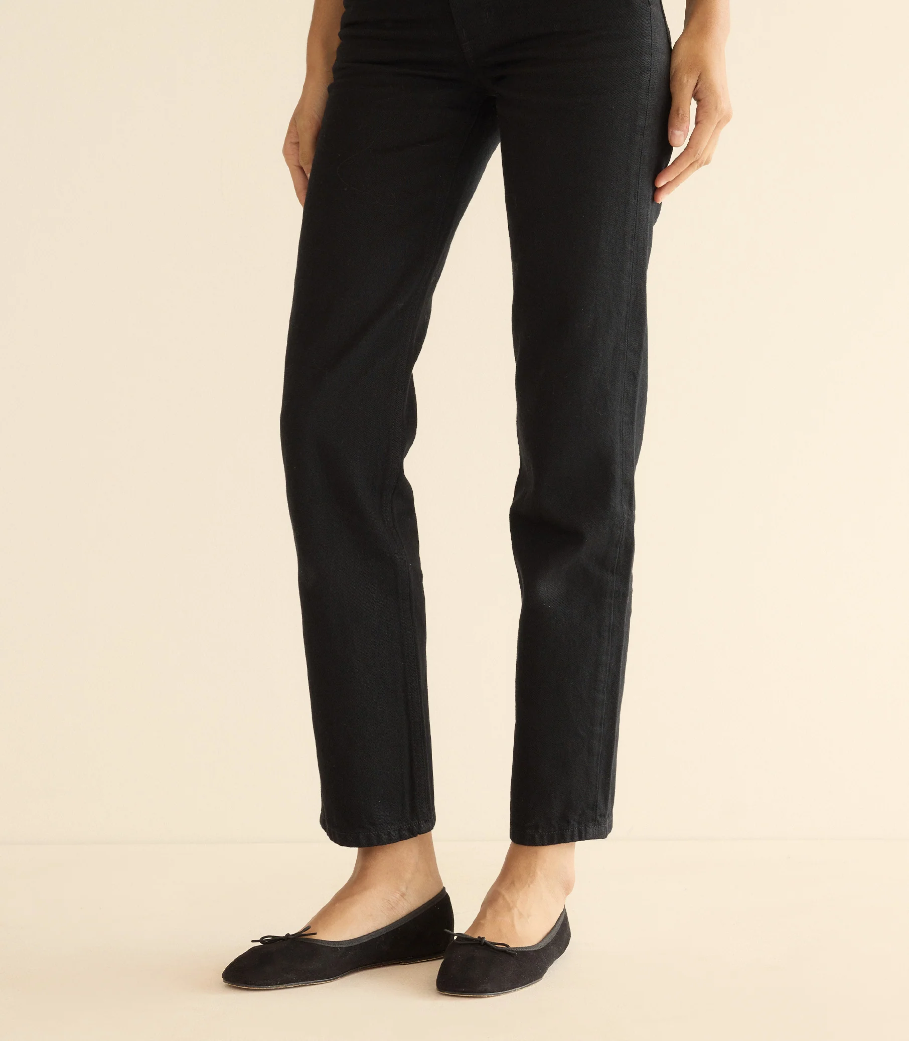ELENI MARY JANE -- BLACK SUEDE - Image 2