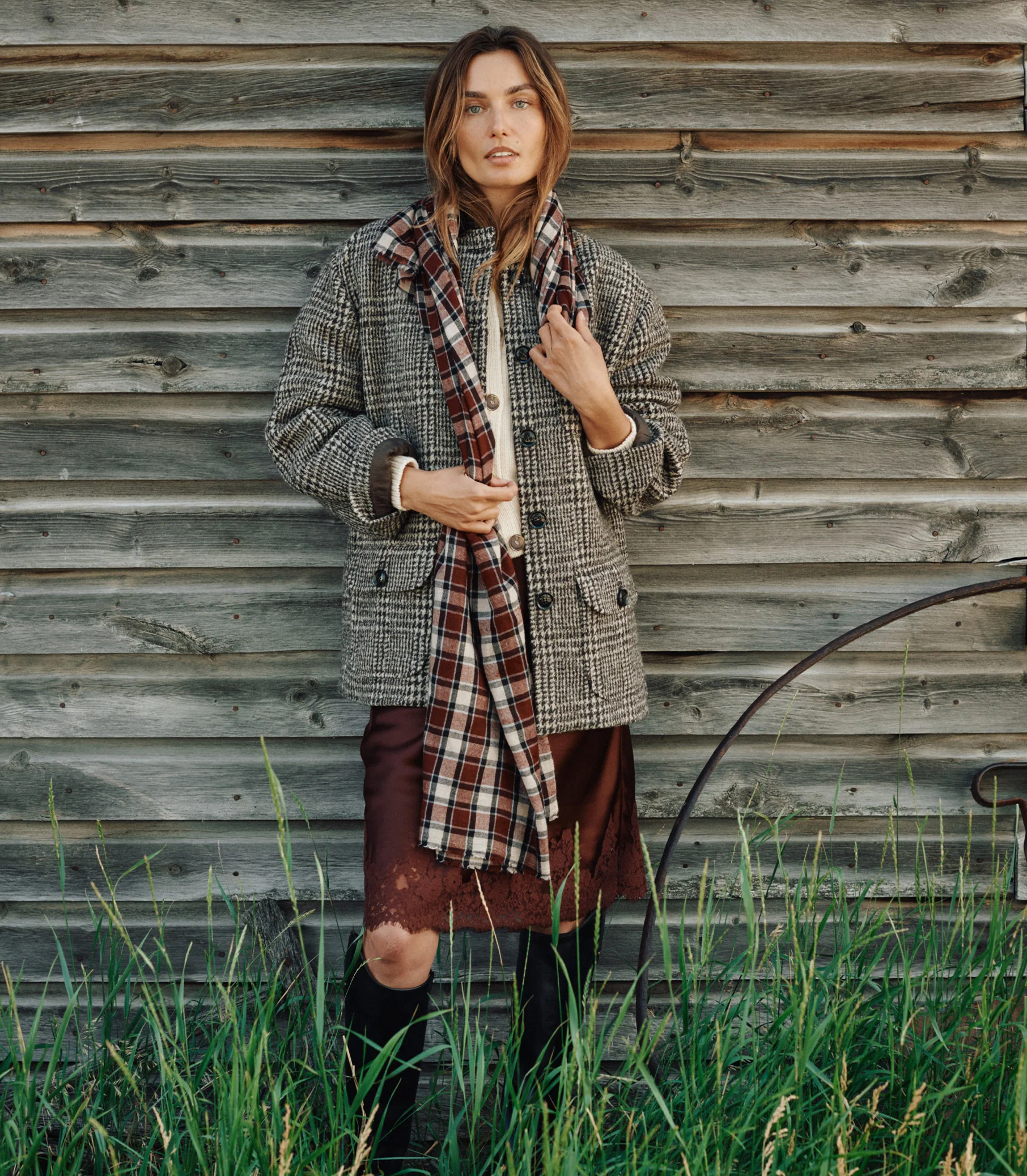 ELOWETTE SKIRT -- CAFE BRUN - Image 2