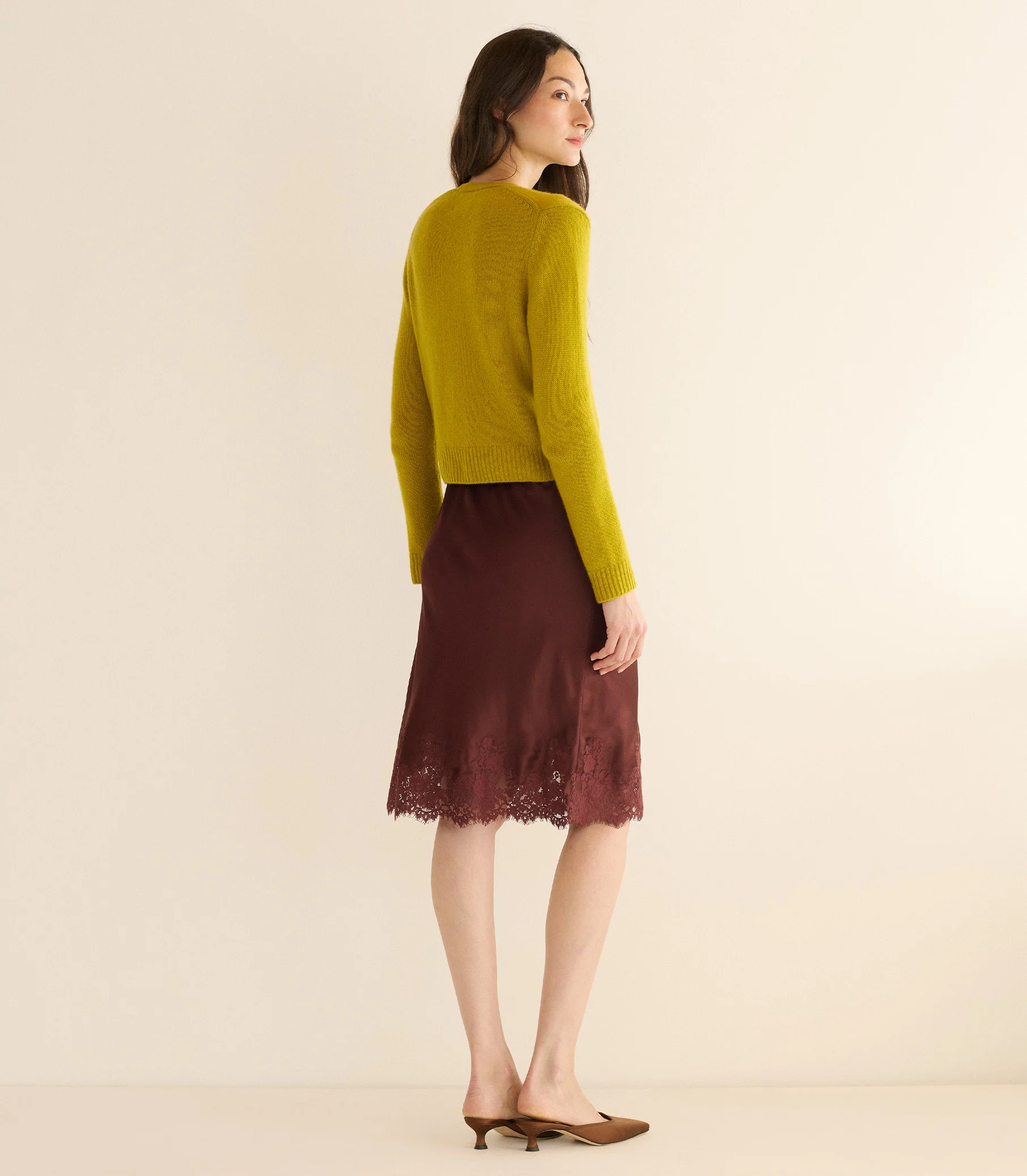 ELOWETTE SKIRT -- CAFE BRUN - Image 6