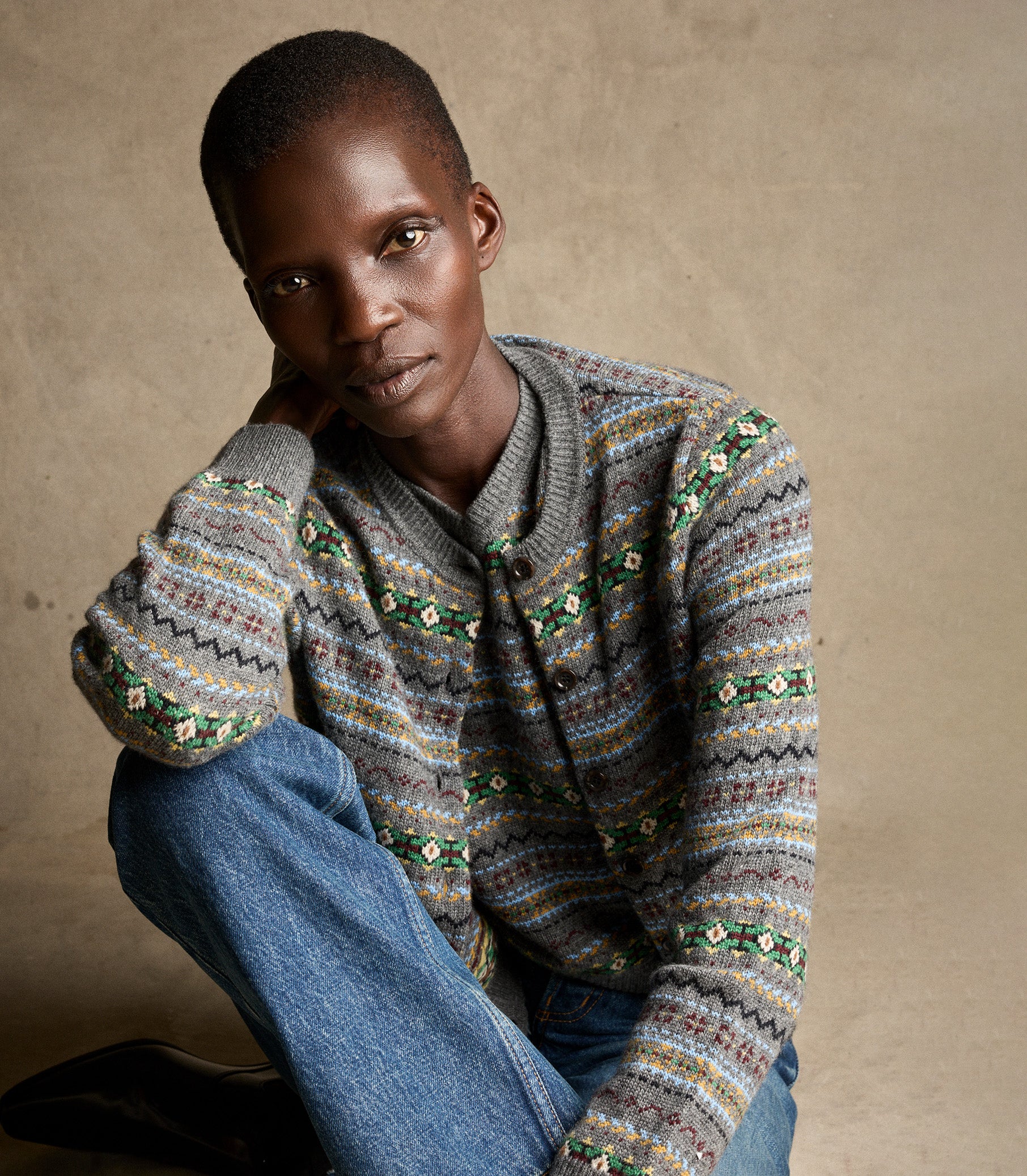 FAUSTINE CARDIGAN -- DASHWOOD FAIR ISLE - Image 3