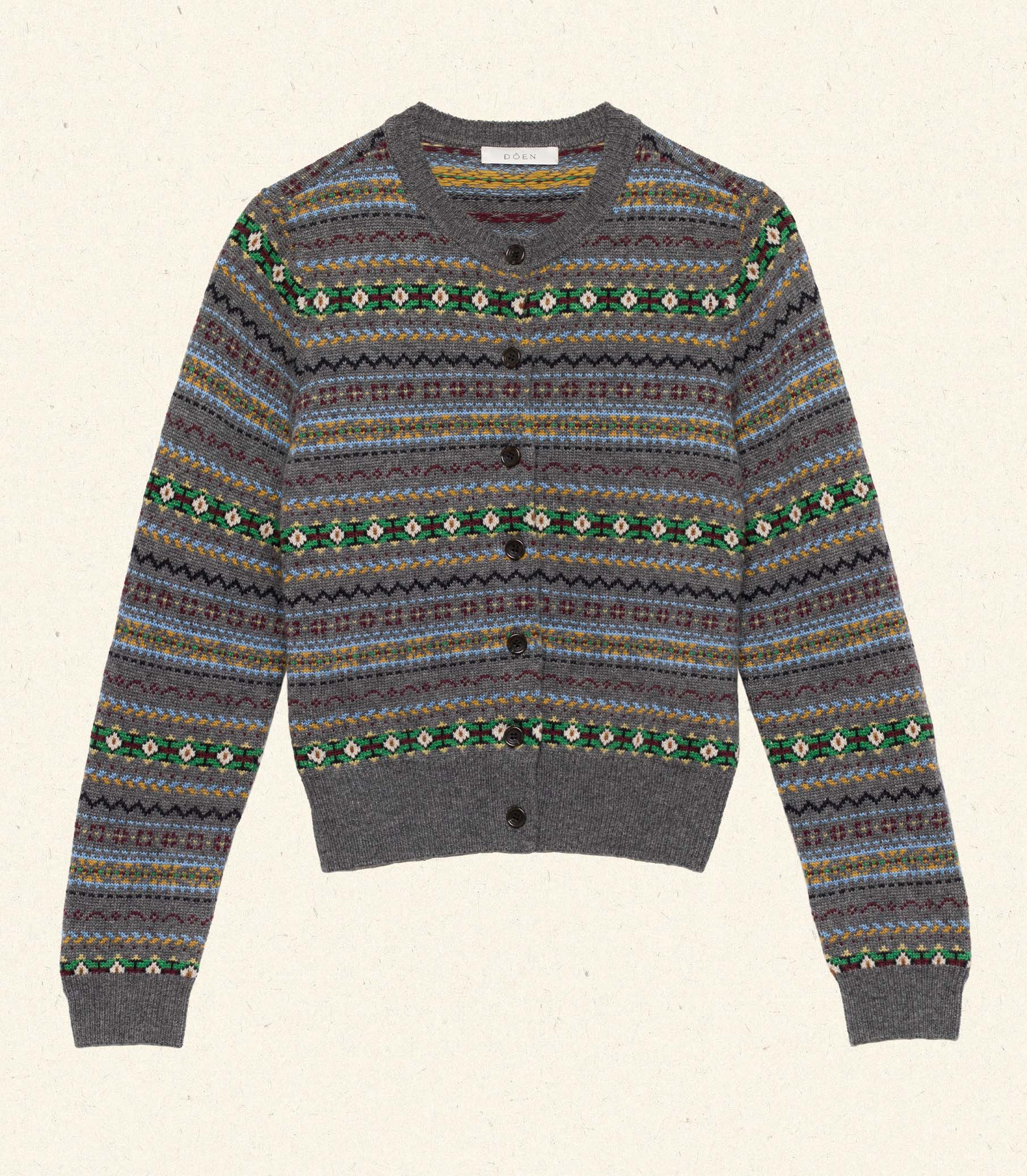 FAUSTINE CARDIGAN -- DASHWOOD FAIR ISLE - Image 8
