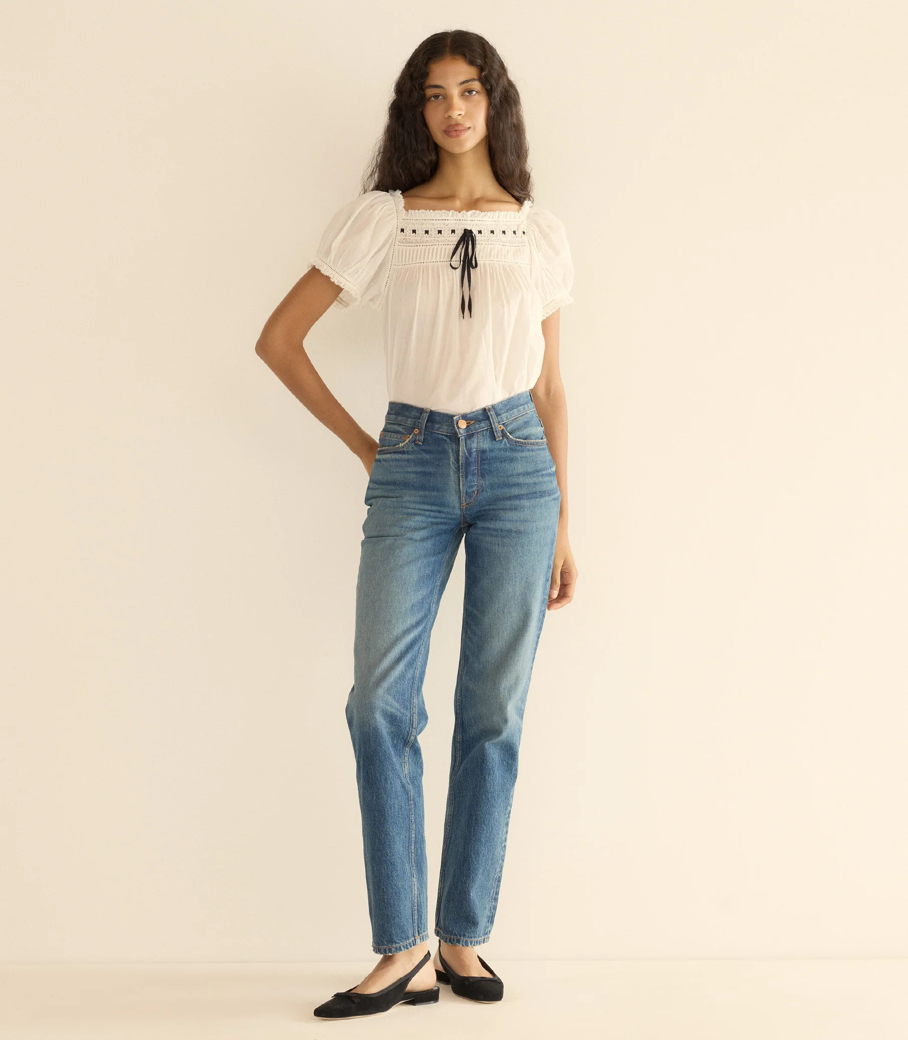 FLEURINE TOP -- SALT - Image 2