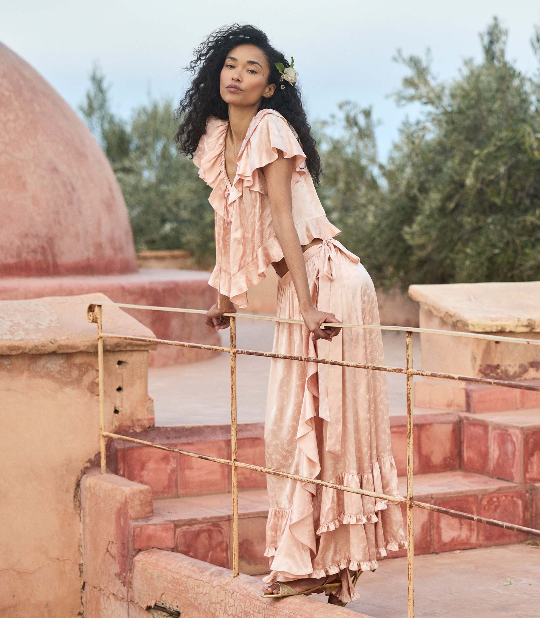FLORIETTE TOP -- PEACH SORBET - Image 7