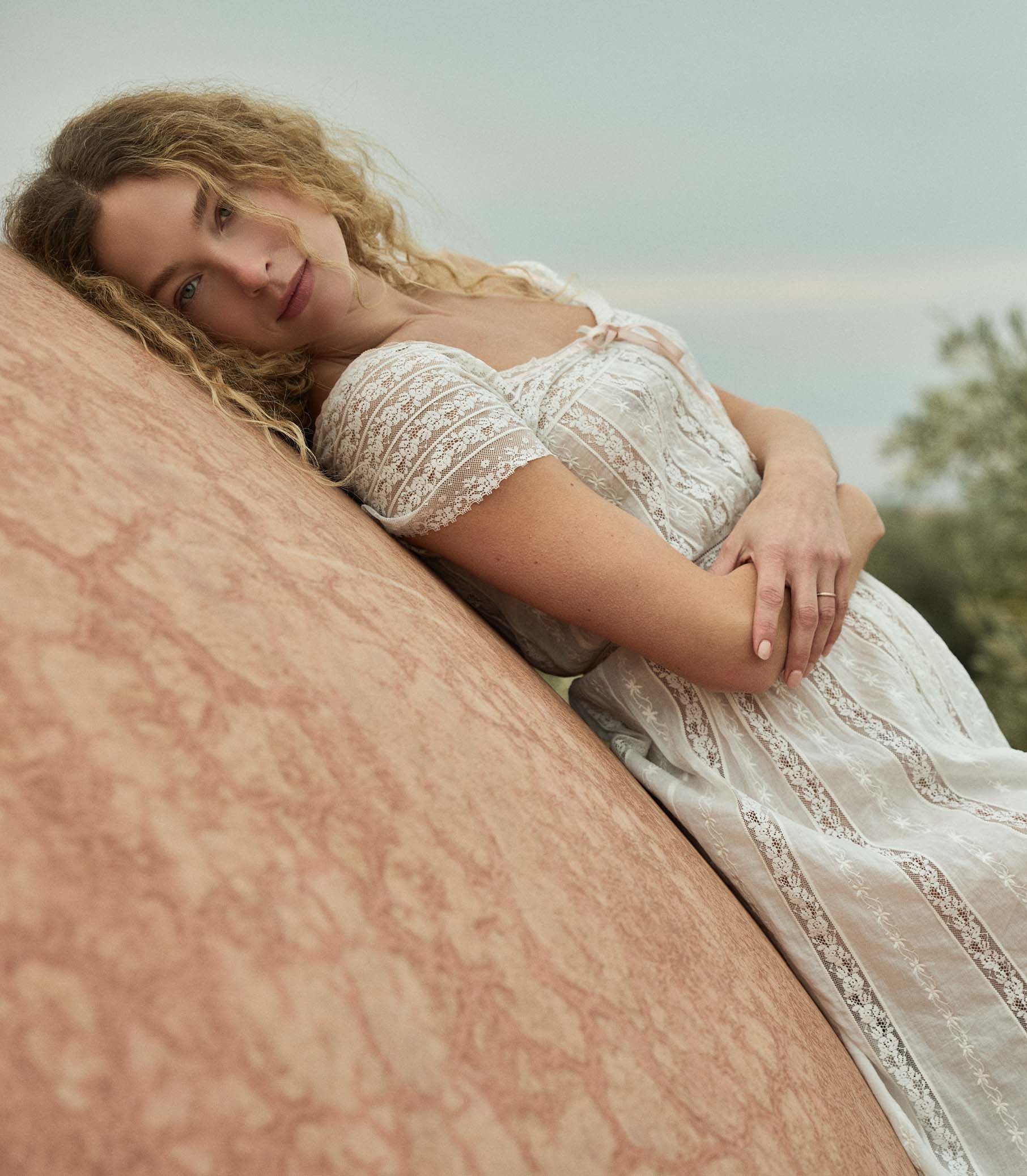 GEORGIANA DRESS -- SALT - Image 2