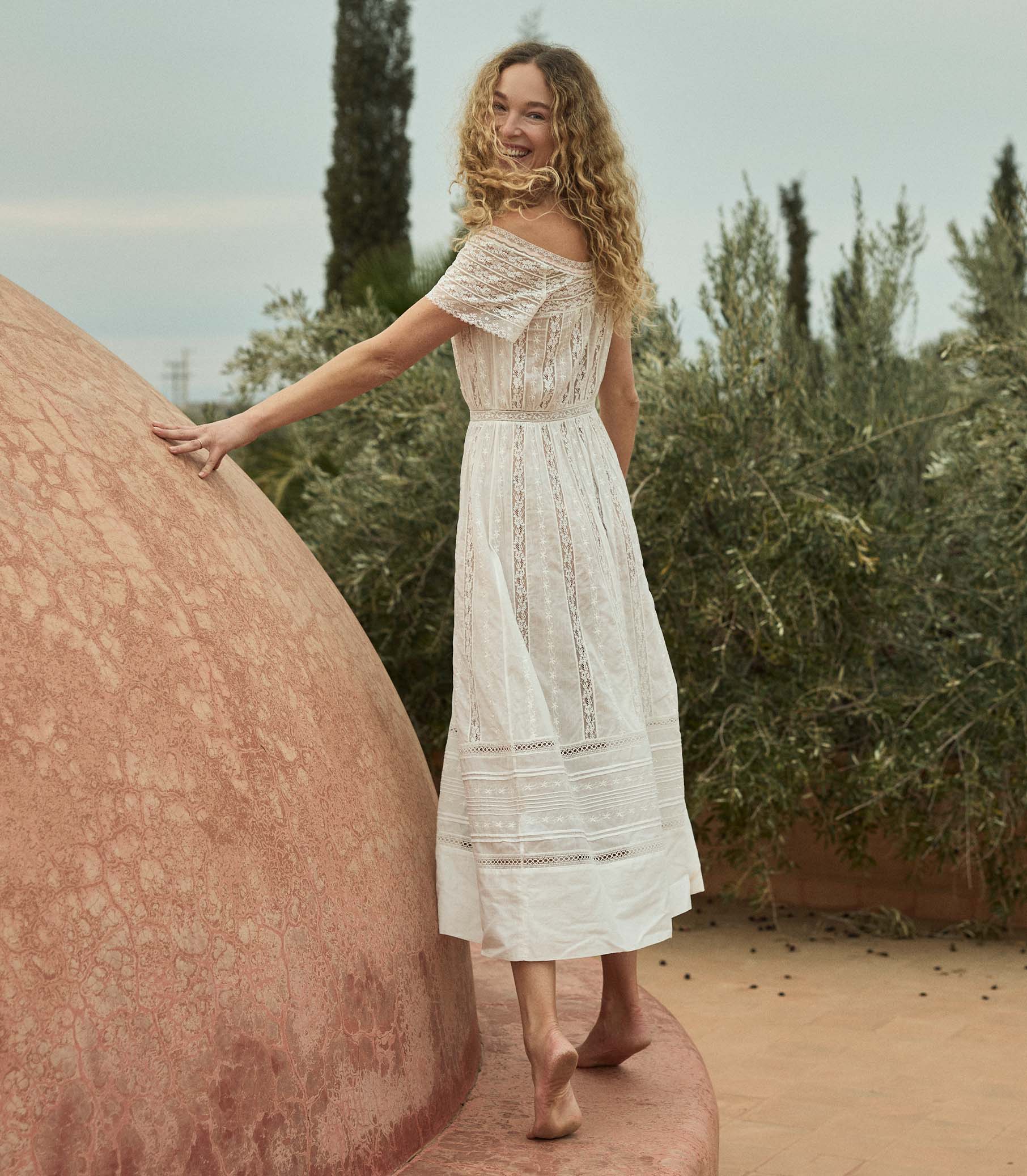 GEORGIANA DRESS -- SALT - Image 6
