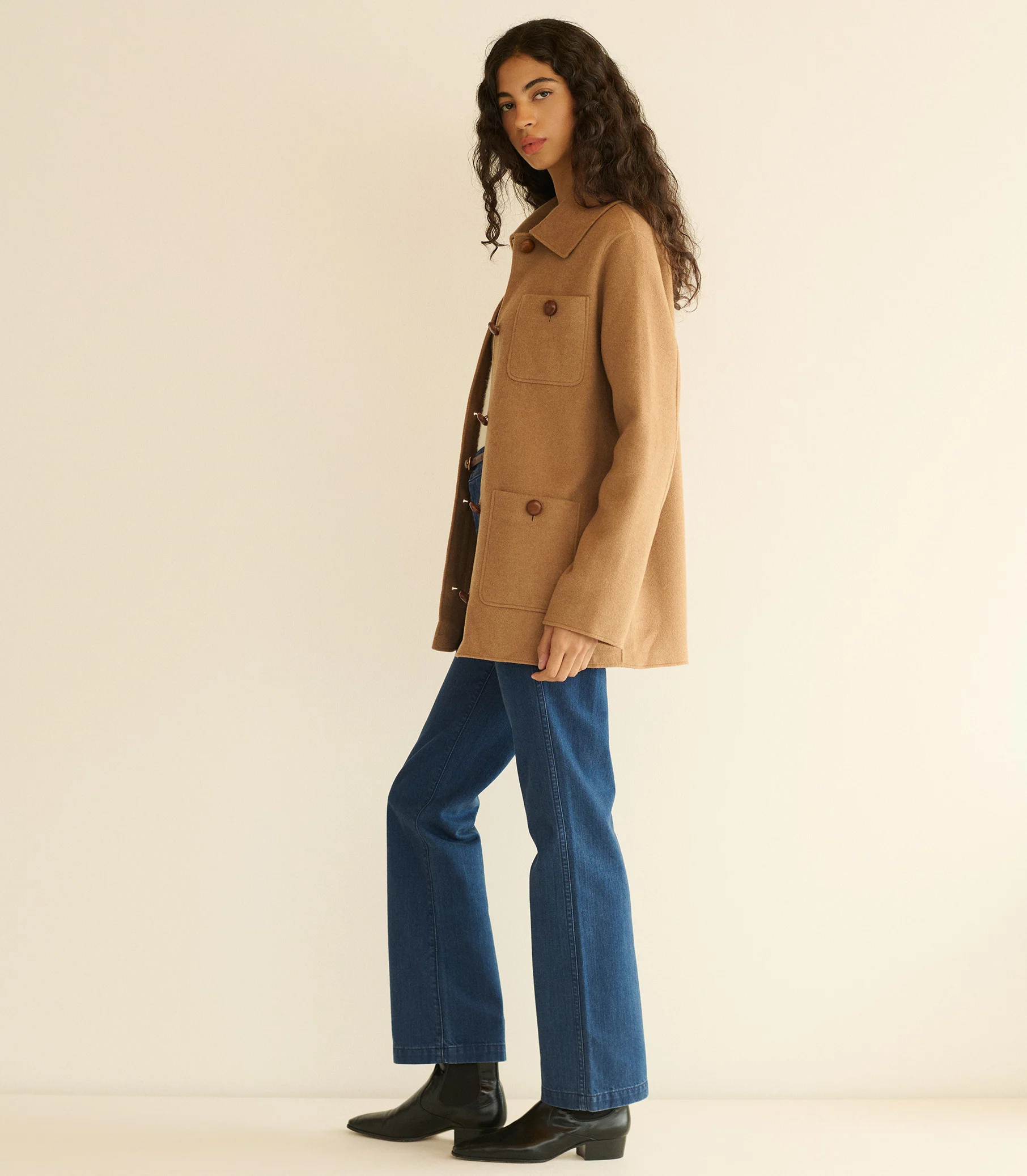 GERMAIN COAT -- LIGHT KHAKI - Image 5