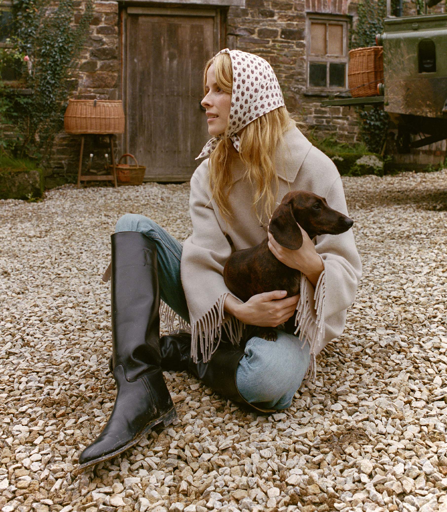 GERMAIN FRINGE COAT -- BUTTER CREAM - Image 2