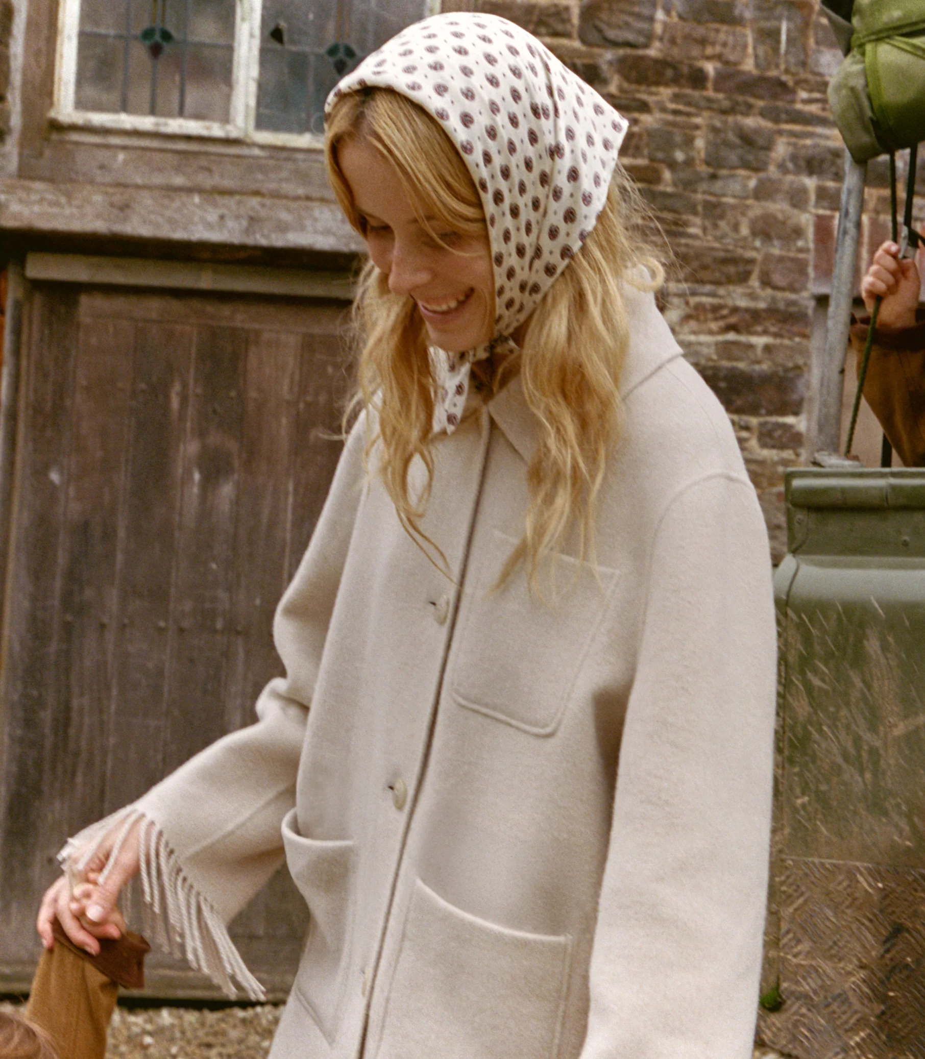 GERMAIN FRINGE COAT -- BUTTER CREAM - Image 6