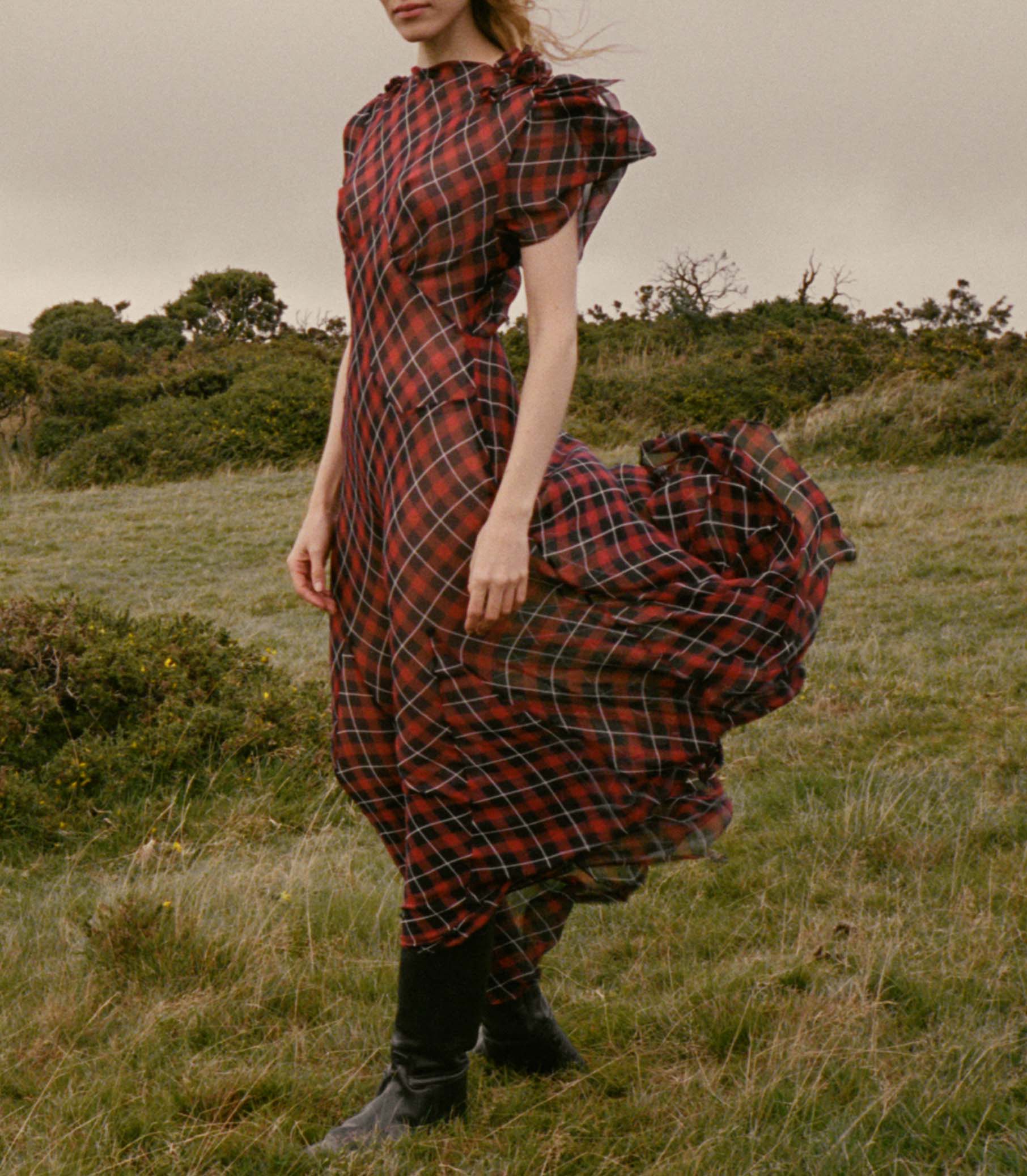 GILLIANNE DRESS -- ADALINE PLAID - Image 6