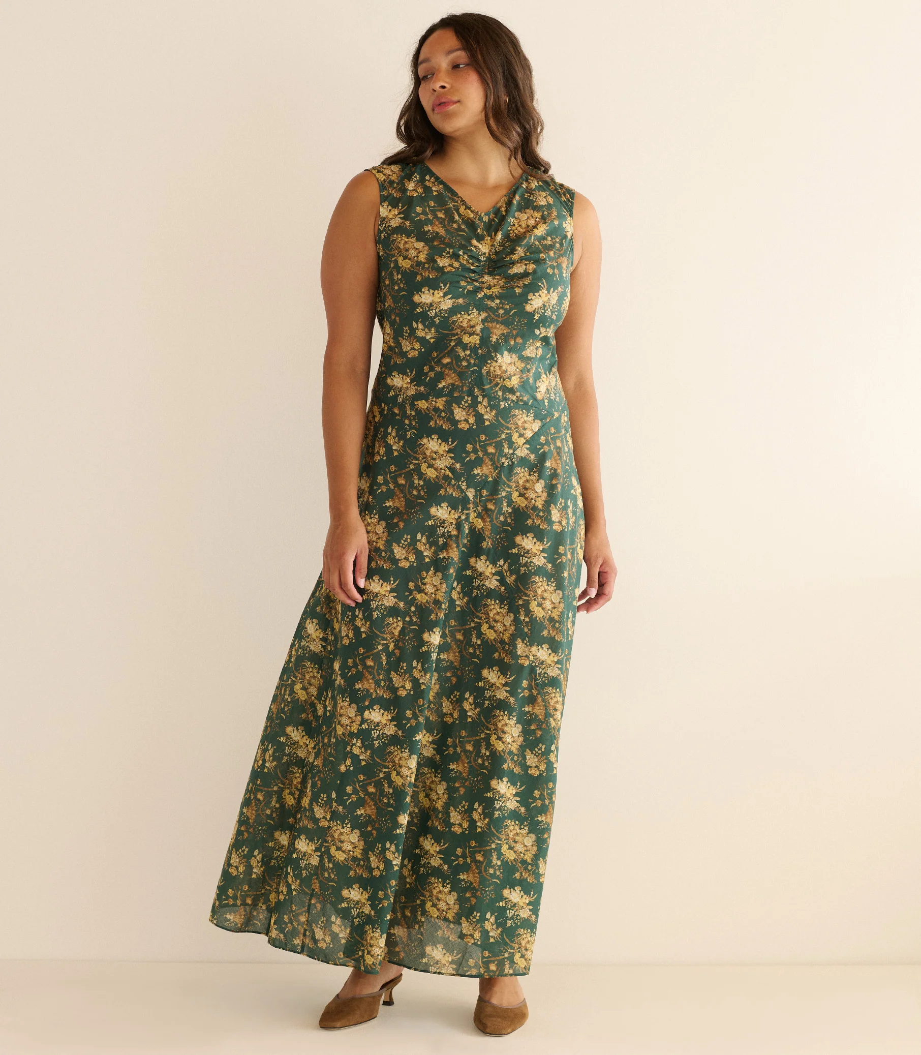 GINETTE DRESS -- LIBERTY FLORAL PARASOL - Image 2