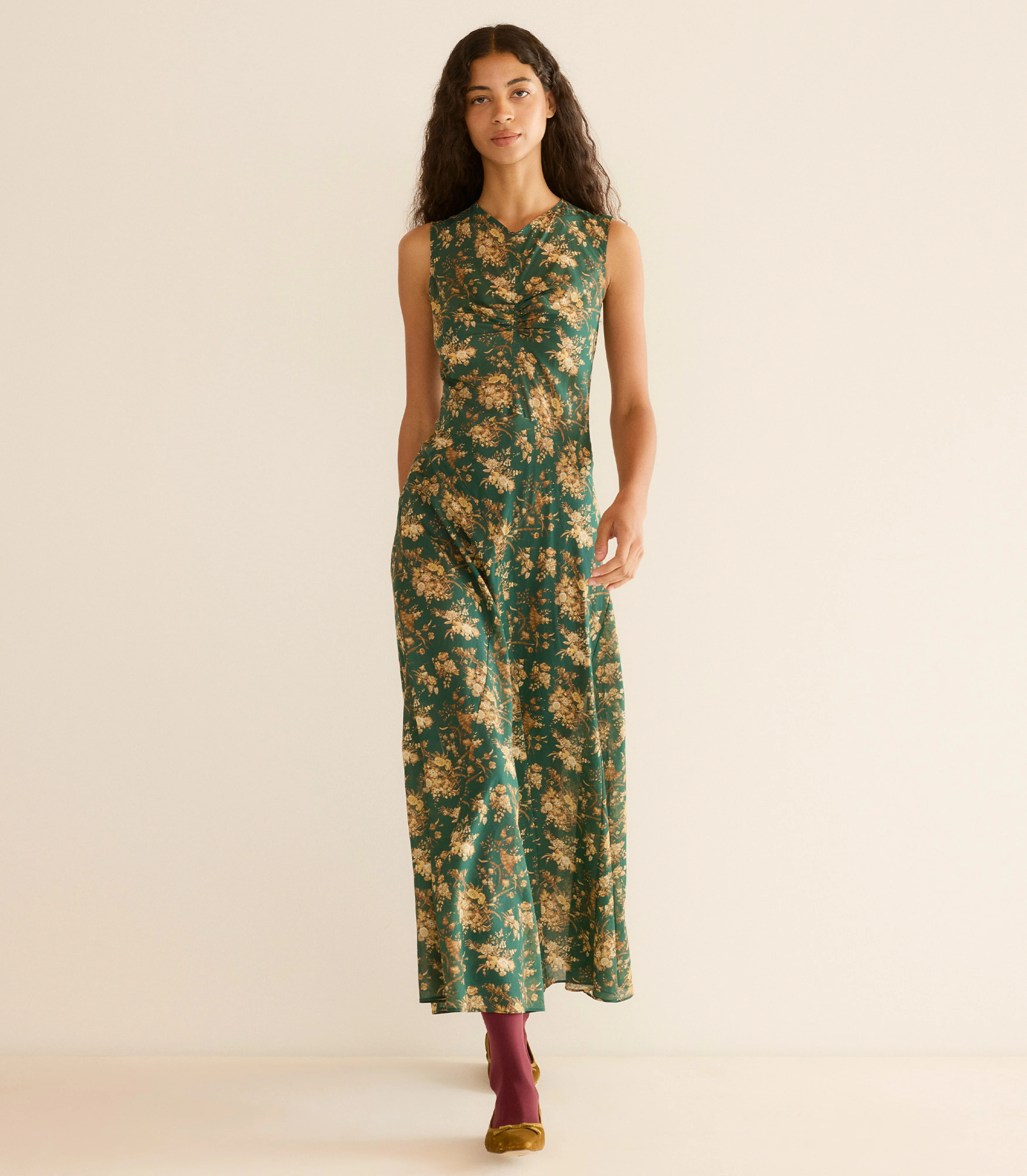 GINETTE DRESS -- LIBERTY FLORAL PARASOL - Image 4