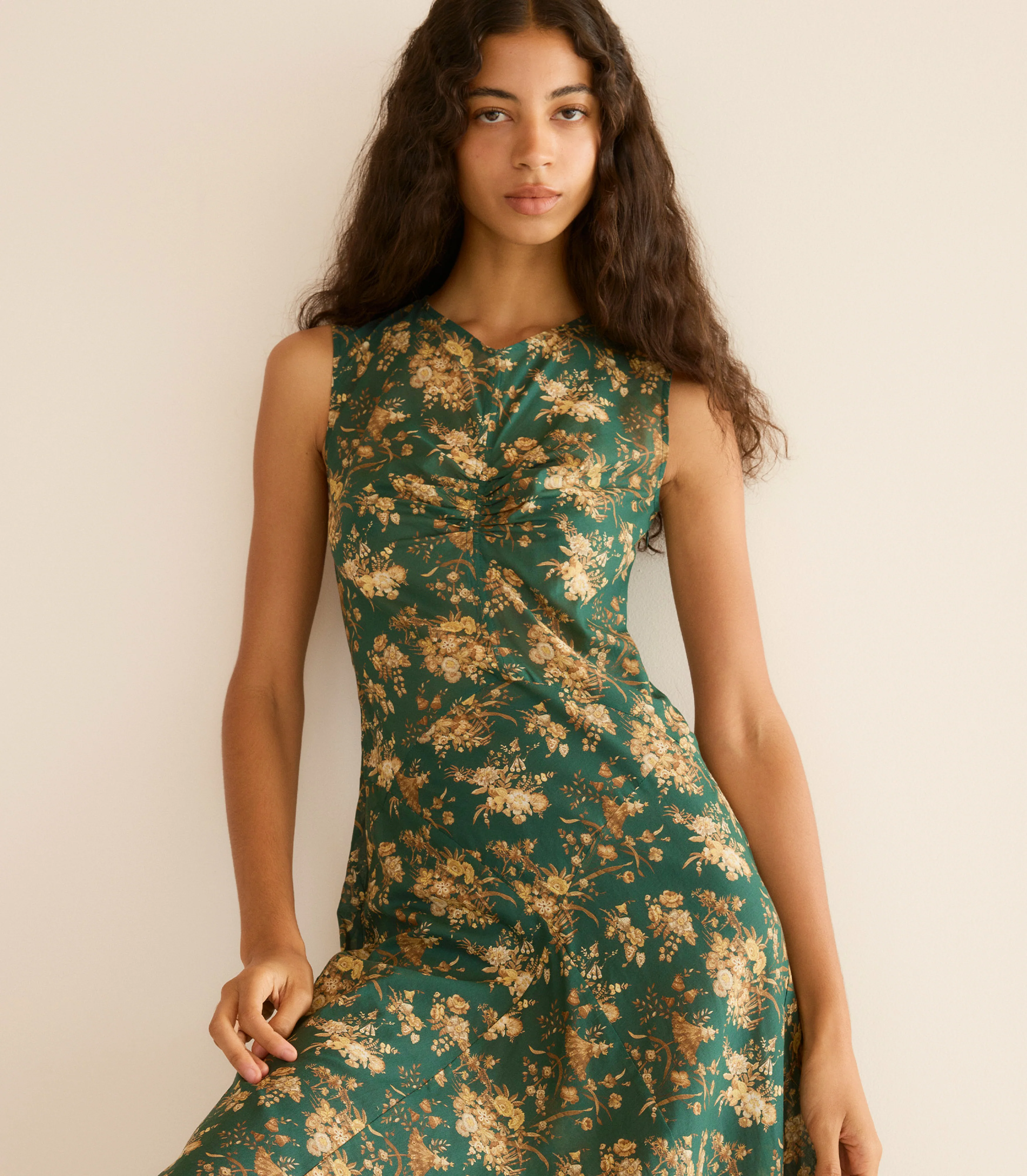 GINETTE DRESS -- LIBERTY FLORAL PARASOL - Image 5