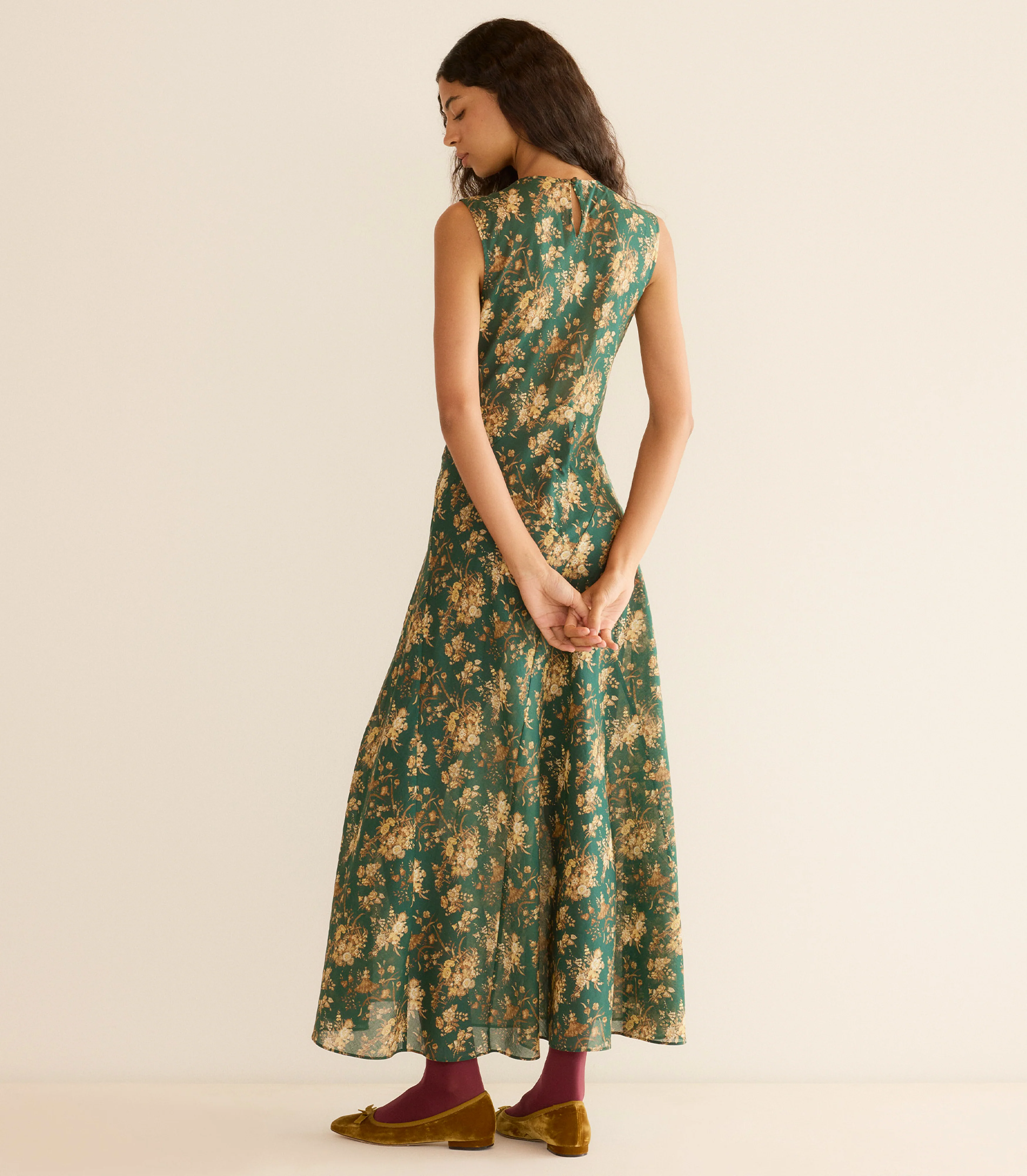 GINETTE DRESS -- LIBERTY FLORAL PARASOL - Image 7