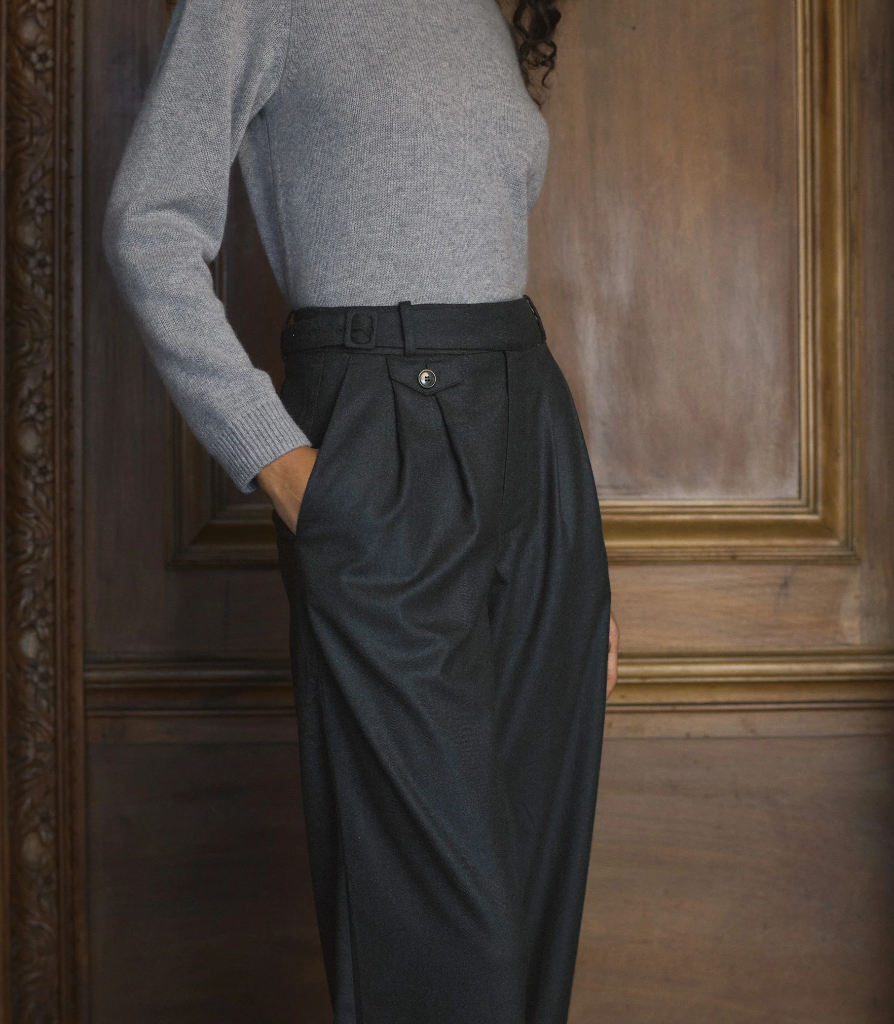 GRIFFIN PANT -- DARK CHARCOAL - Image 3