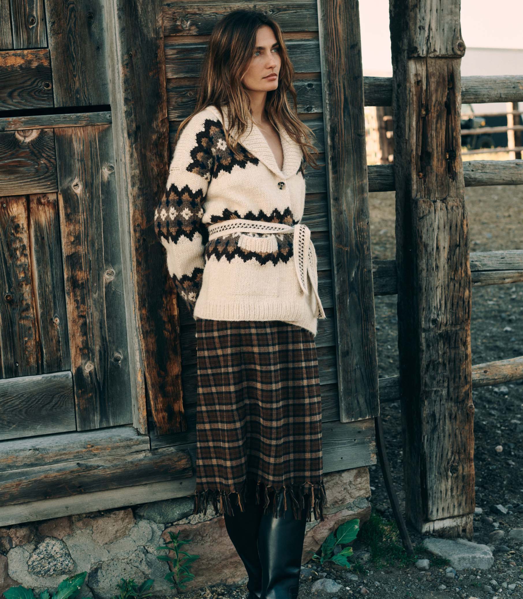 GRIFFITH CARDIGAN -- HORNSTULL JACQUARD - Image 3