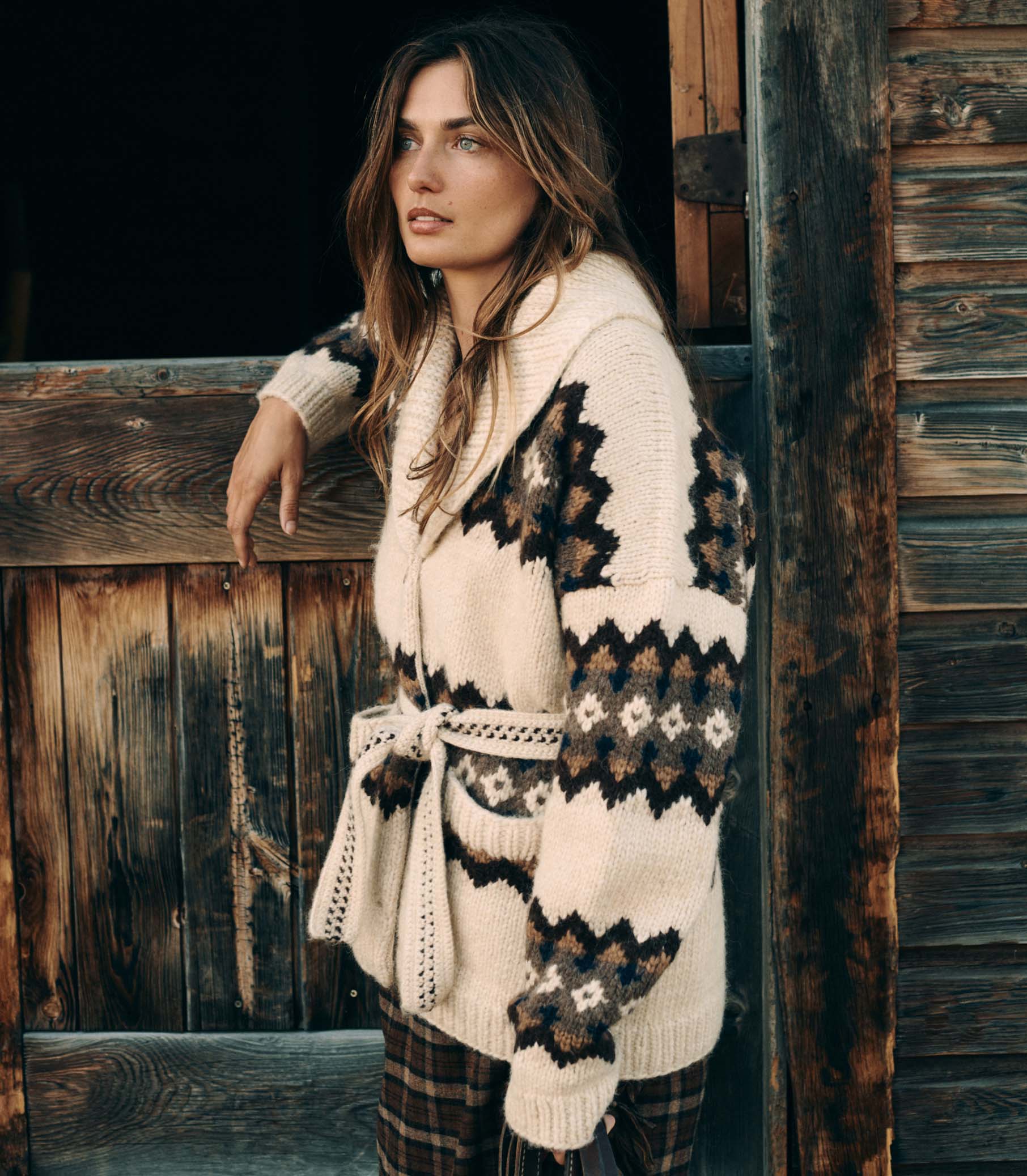 GRIFFITH CARDIGAN -- HORNSTULL JACQUARD - Image 5