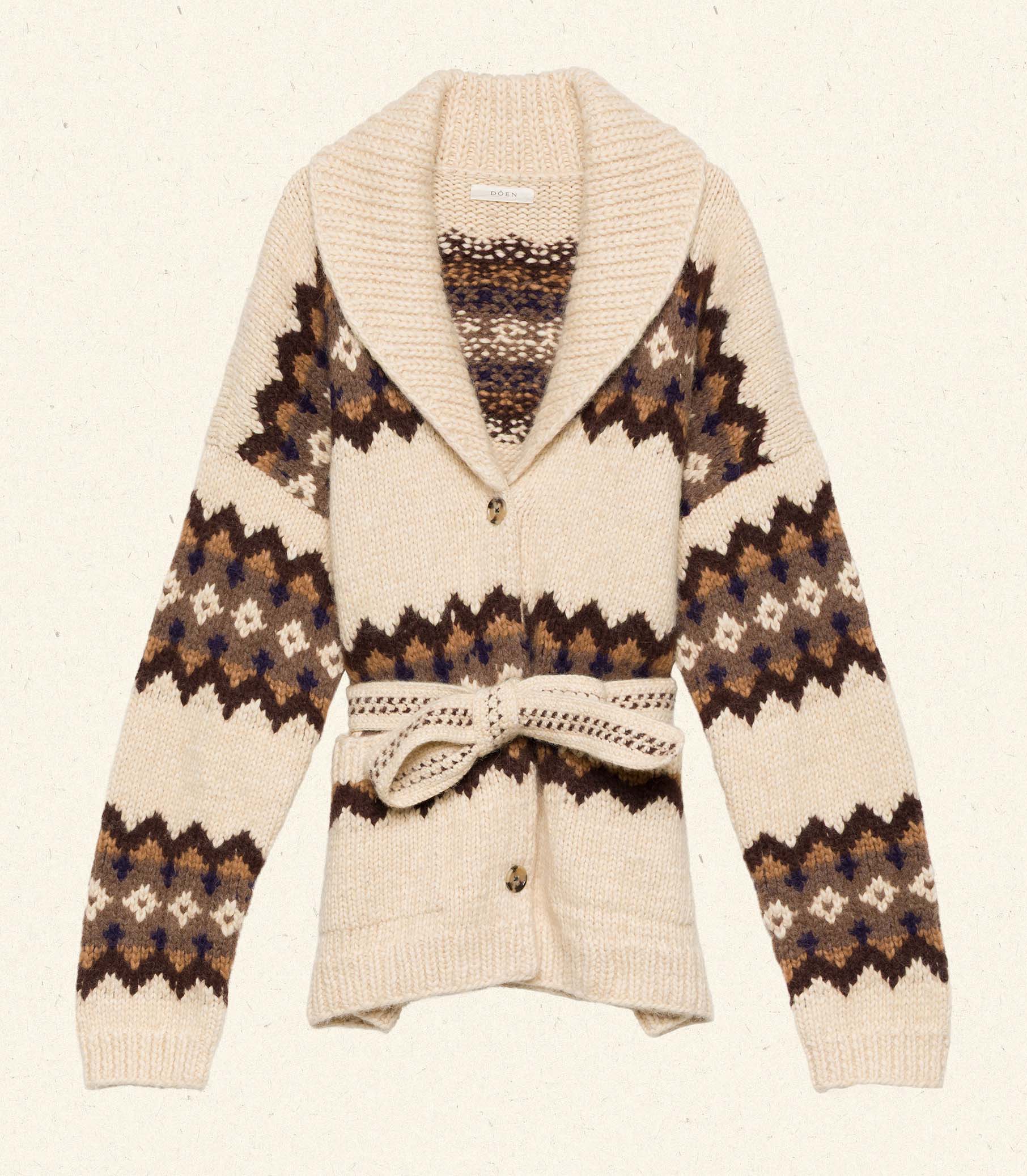 GRIFFITH CARDIGAN -- HORNSTULL JACQUARD - Image 6