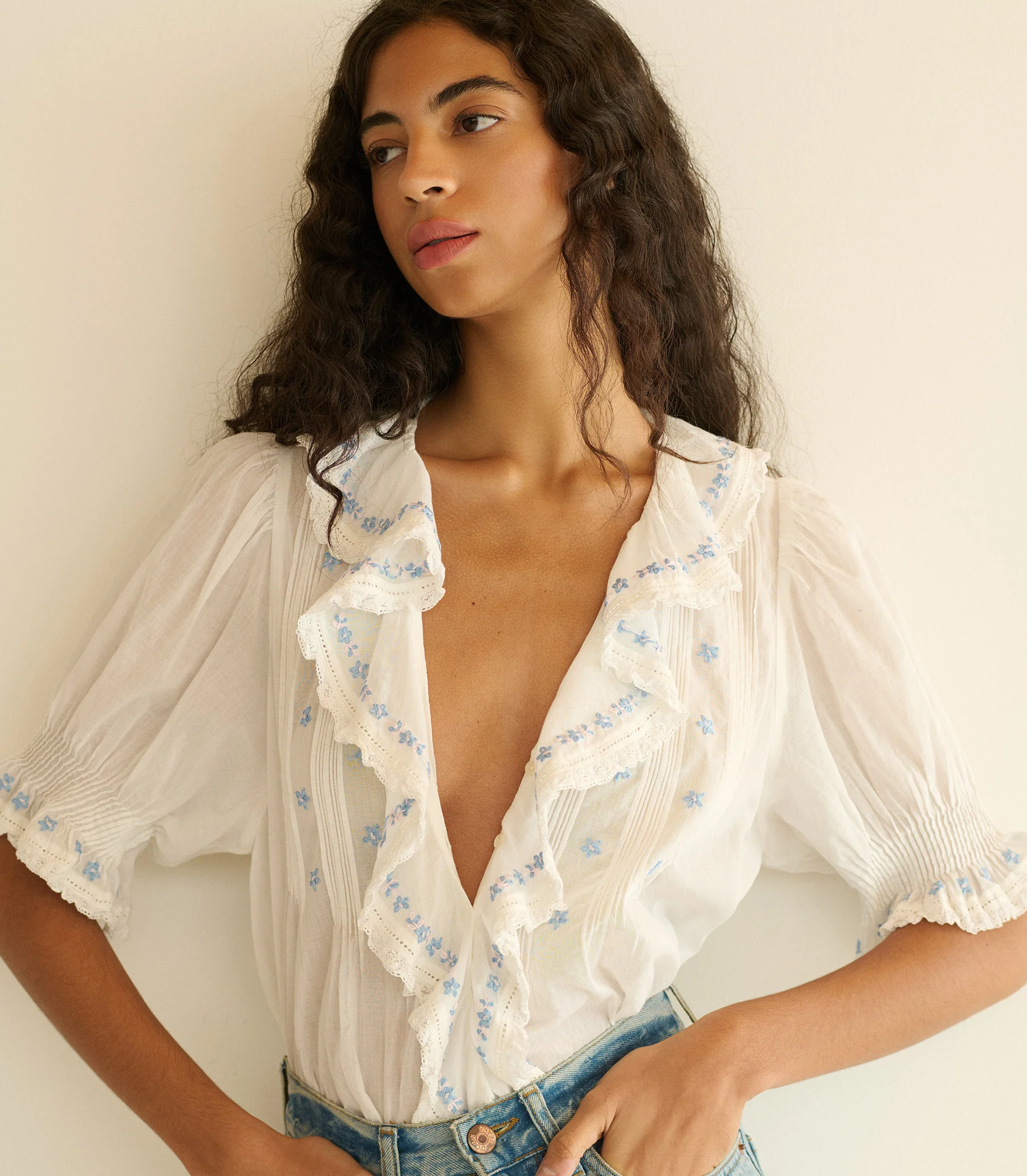 HETTIE TOP -- SALT