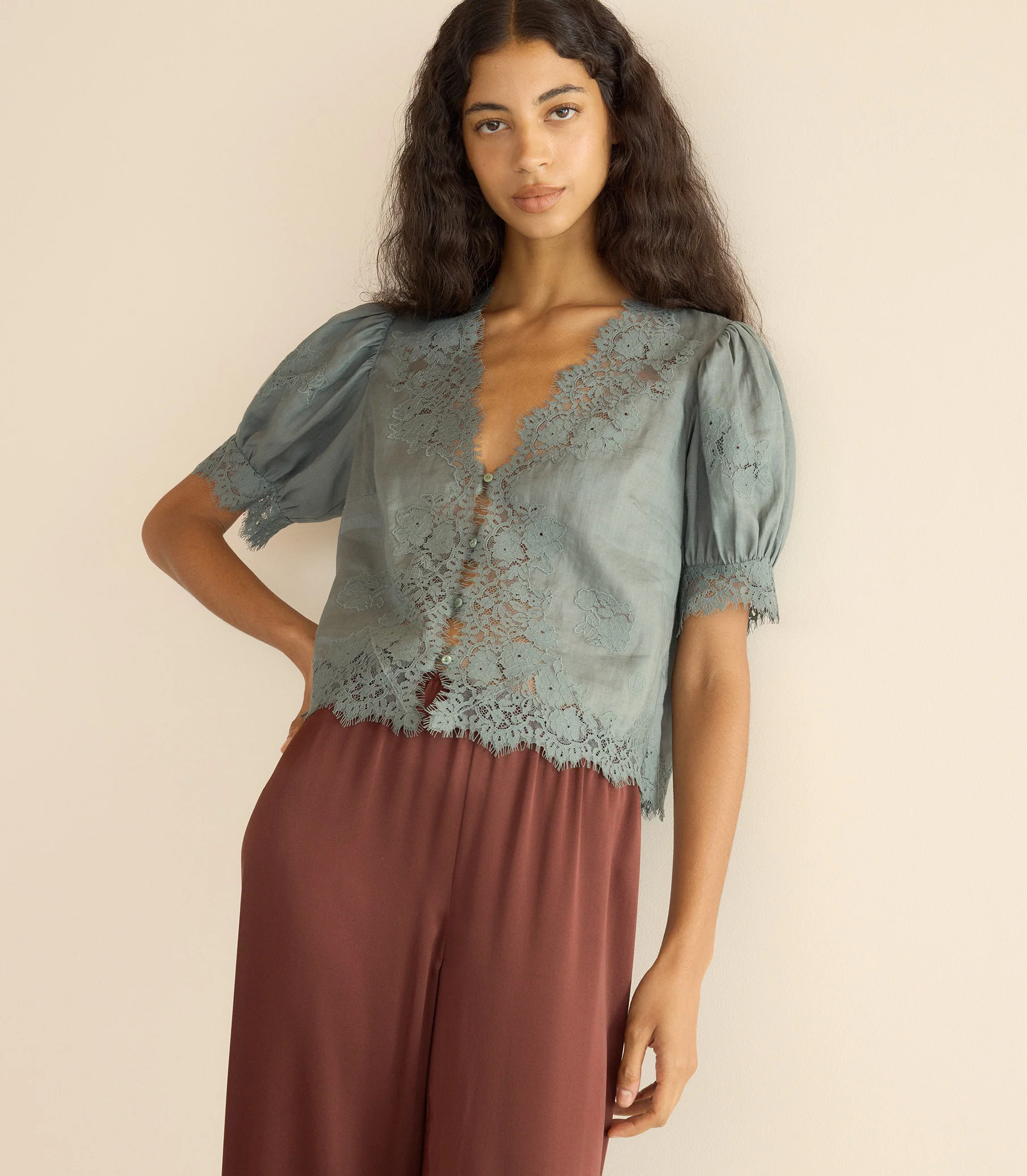 IDELLA TOP -- LAGOON - Image 3