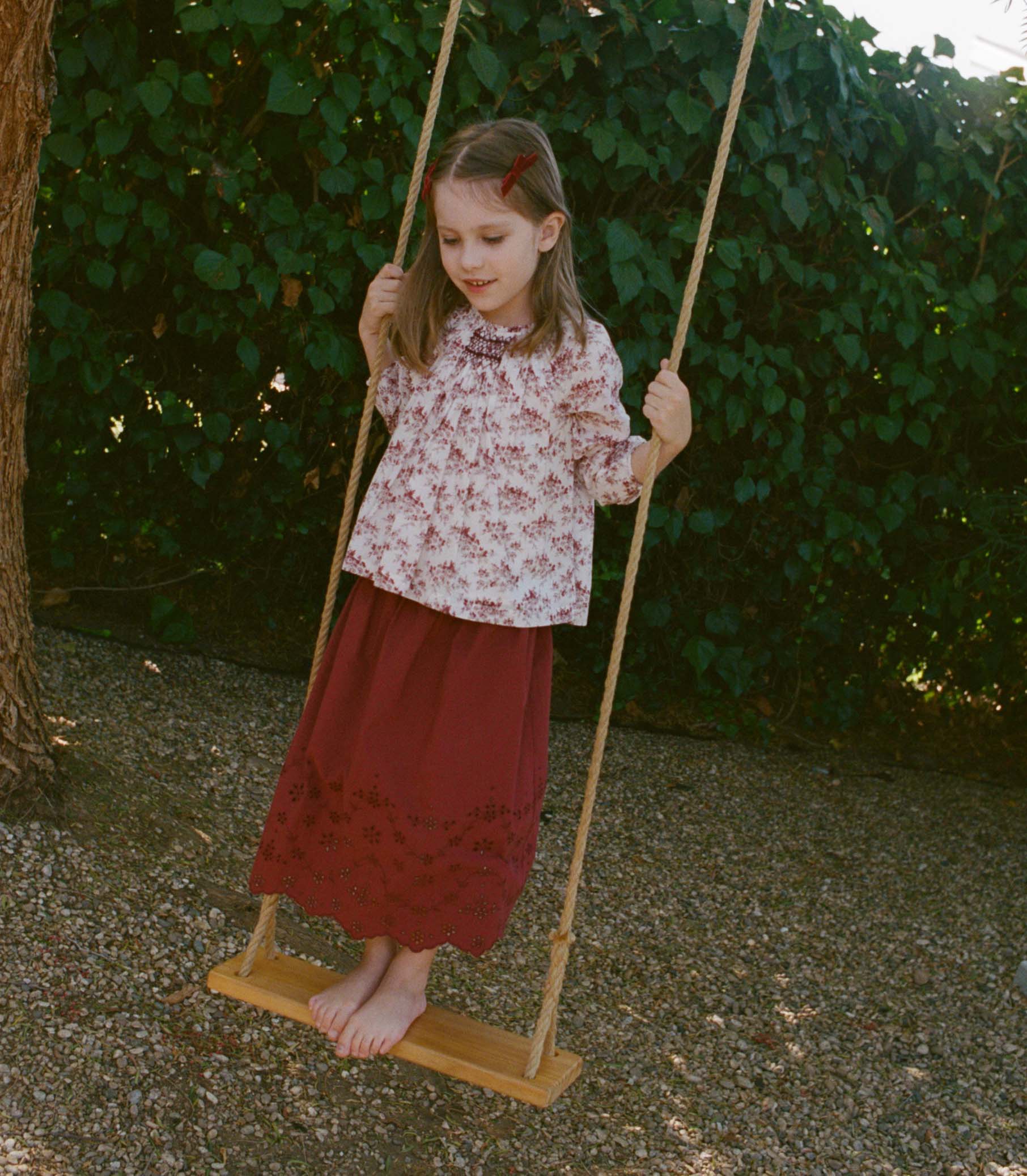 ISABEAU TOP -- IVORY ROSIER FLORAL - Image 4