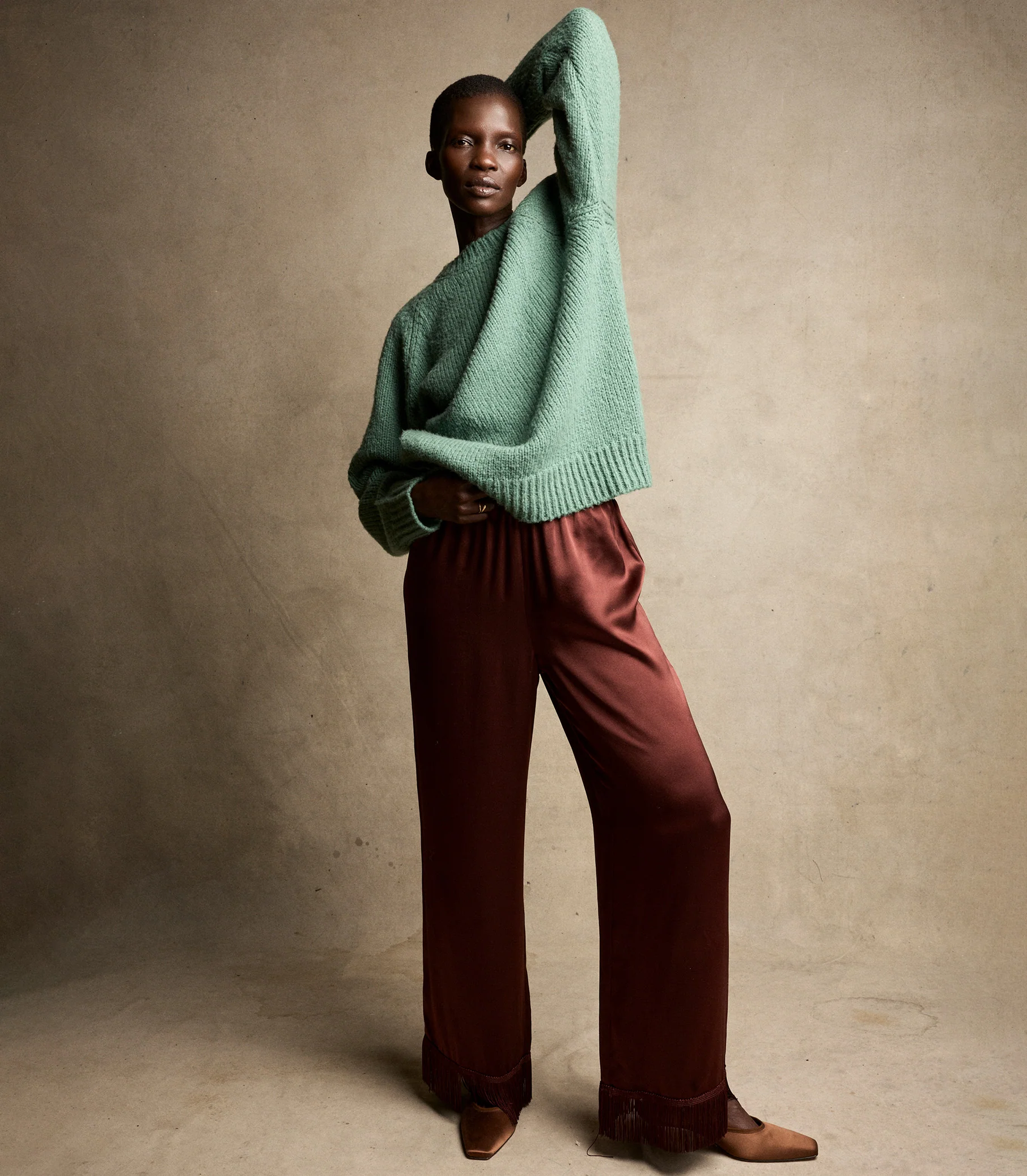 IVA SWEATER -- VALLEY GREEN - Image 2