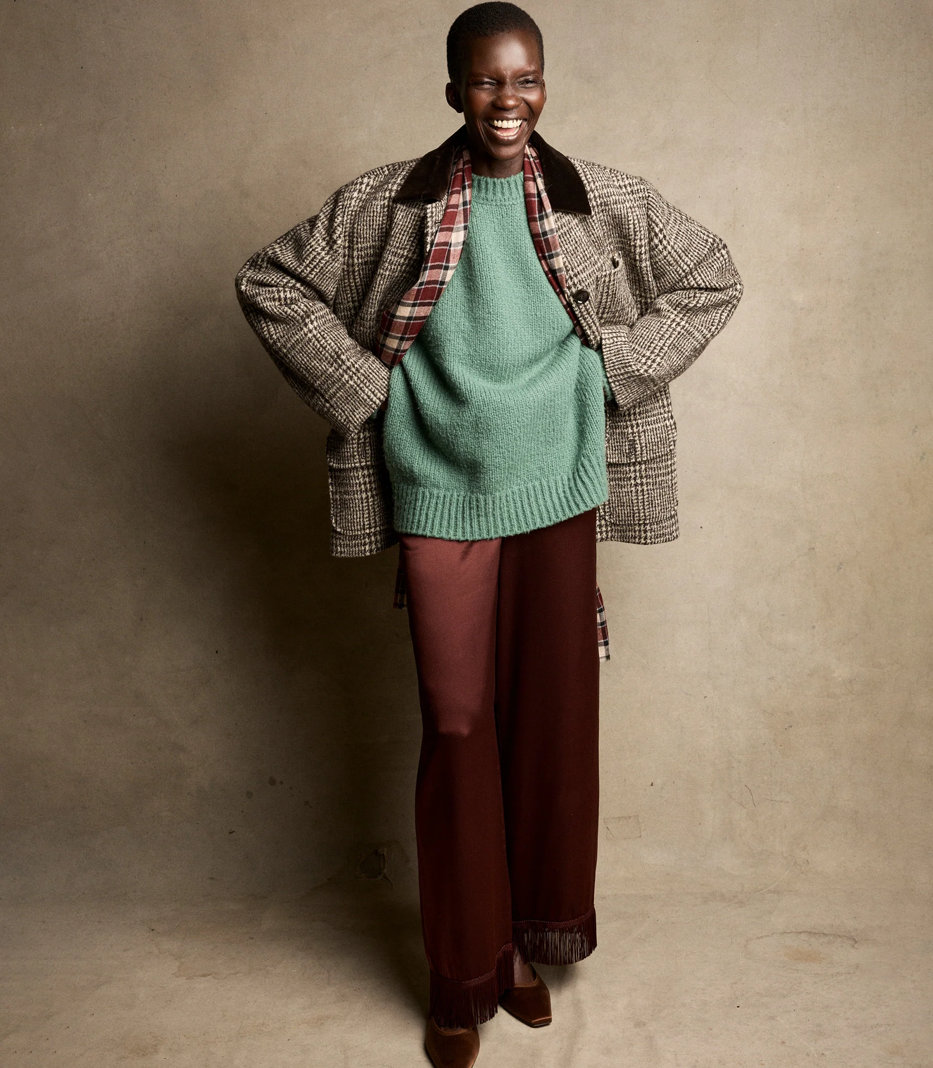 IVA SWEATER -- VALLEY GREEN - Image 3