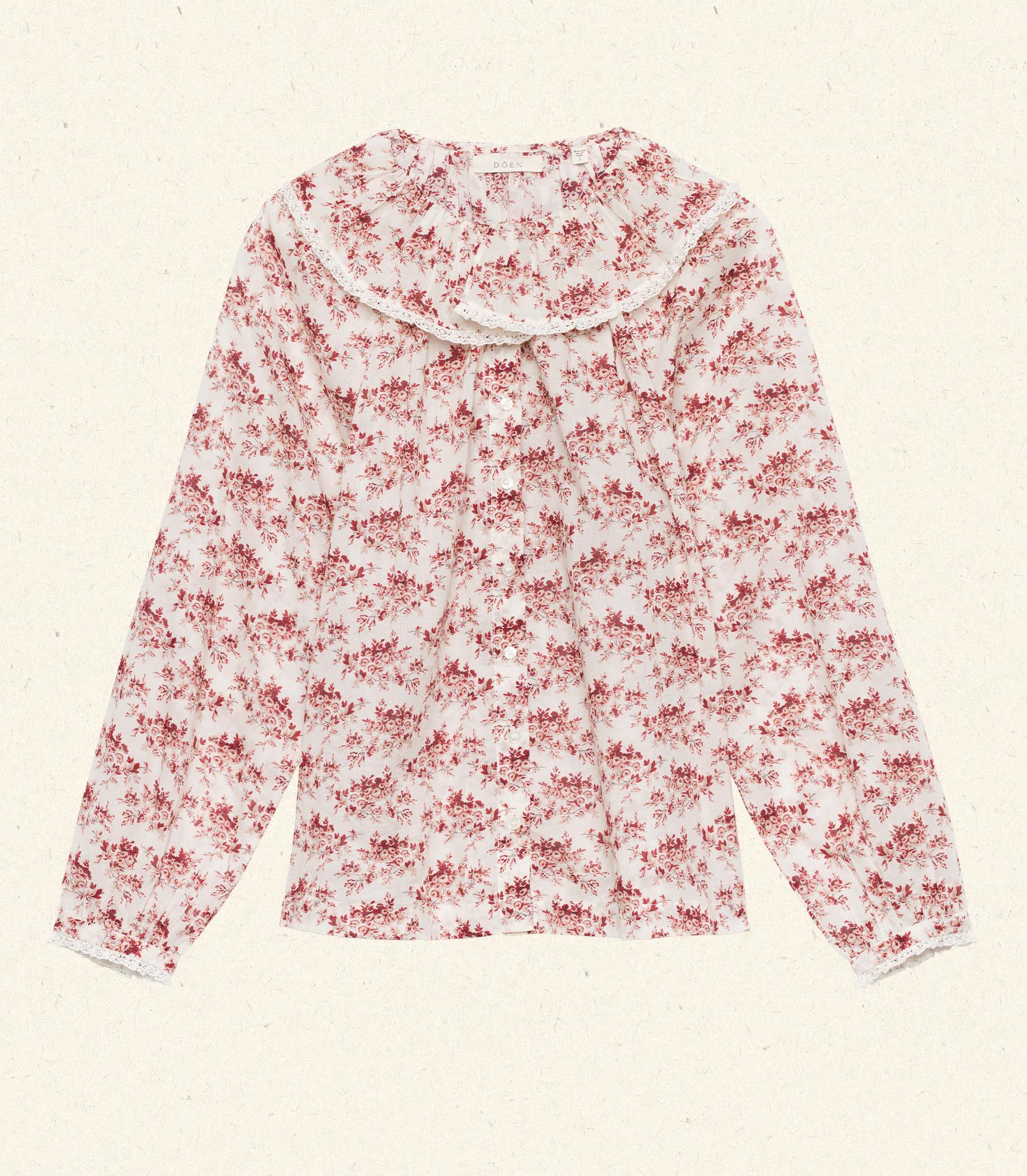 JEAN TOP -- IVORY ROSIER FLORAL - Image 5