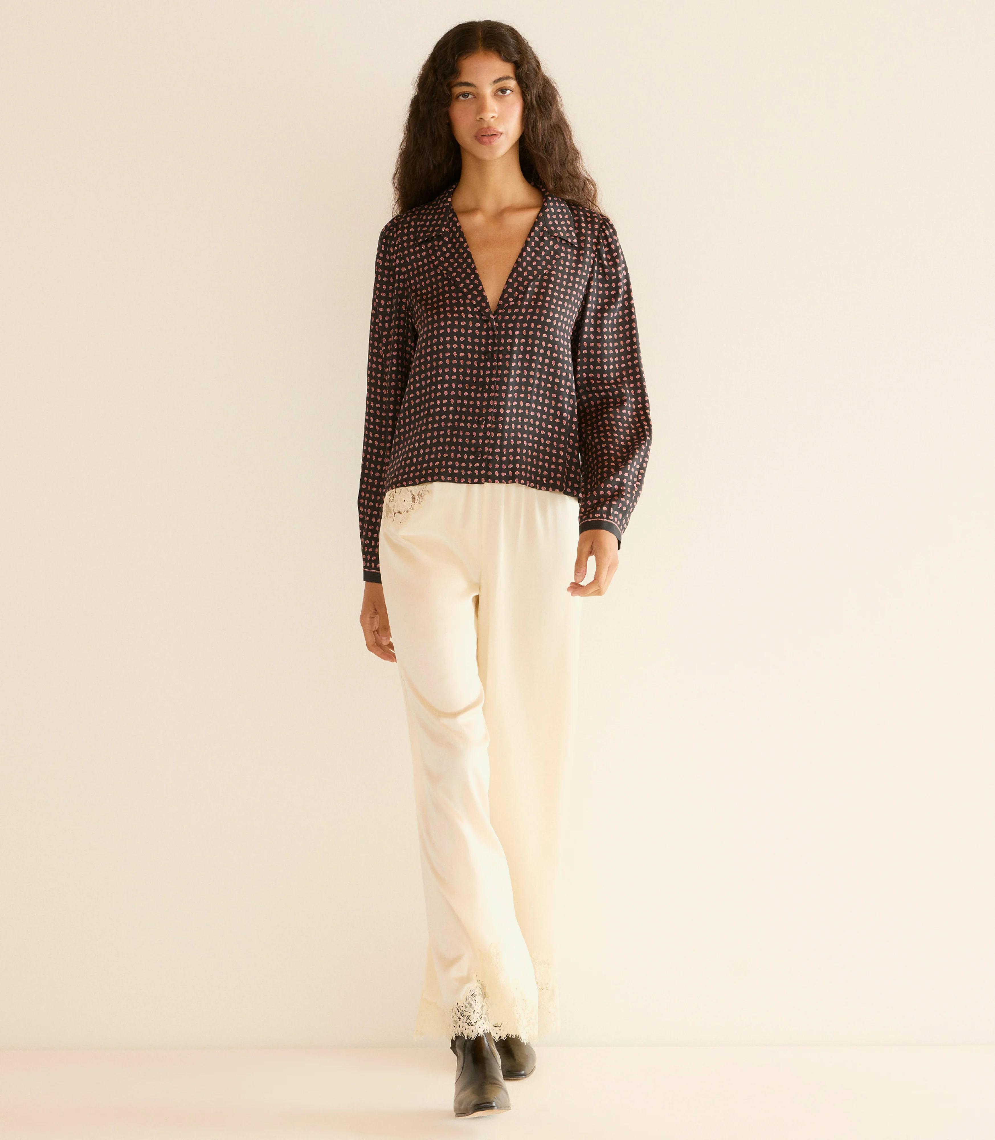 JULIANA TOP -- CARDINALE FOULARD - Image 2