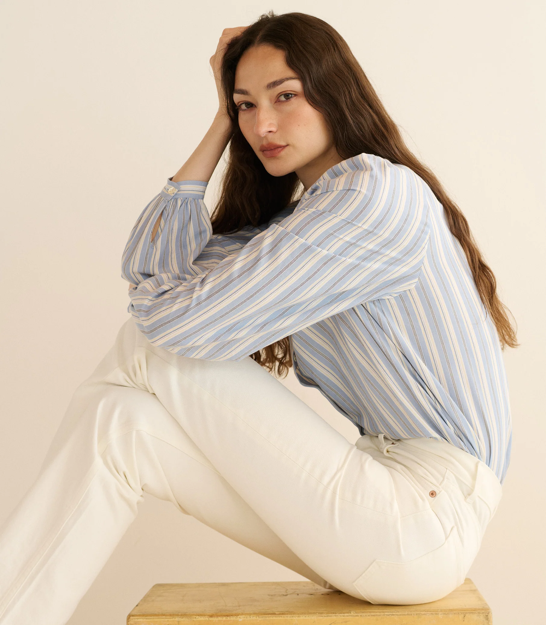 JULIENNE TOP -- LOIRET STRIPE - Image 4