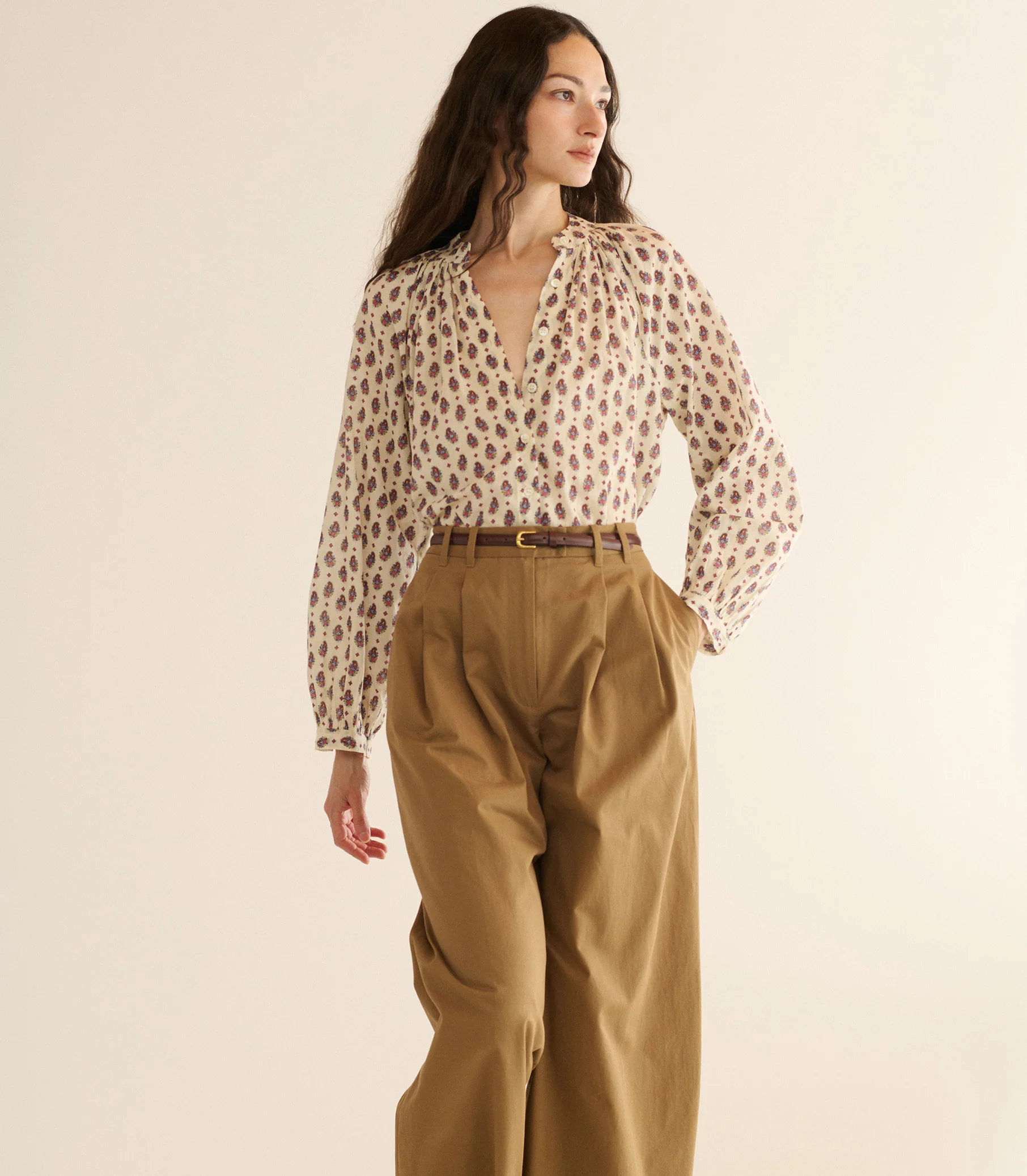 JULIENNE TOP -- PROVENCAL PAISLEY - Image 2
